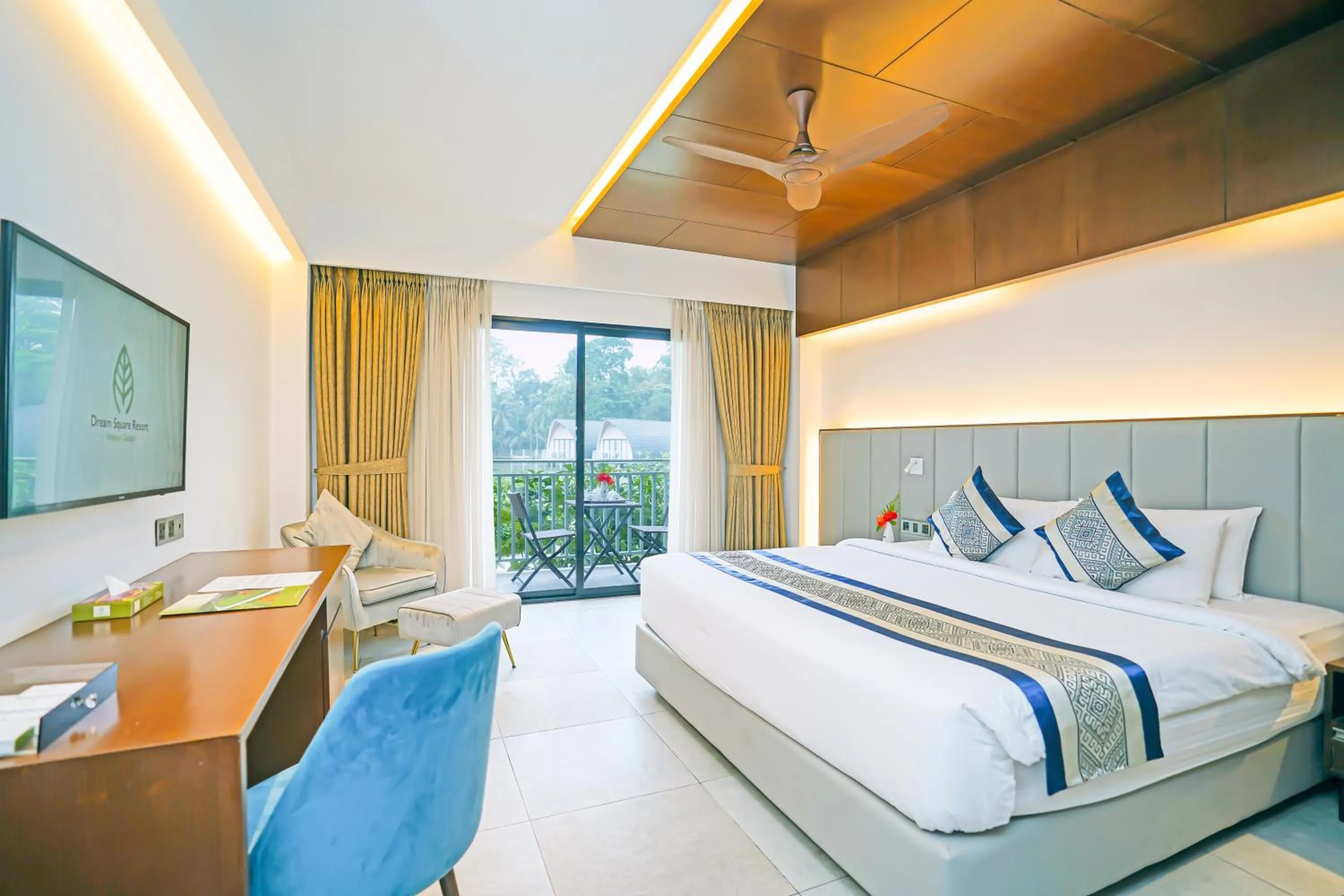 Bed in Dream Square Resort