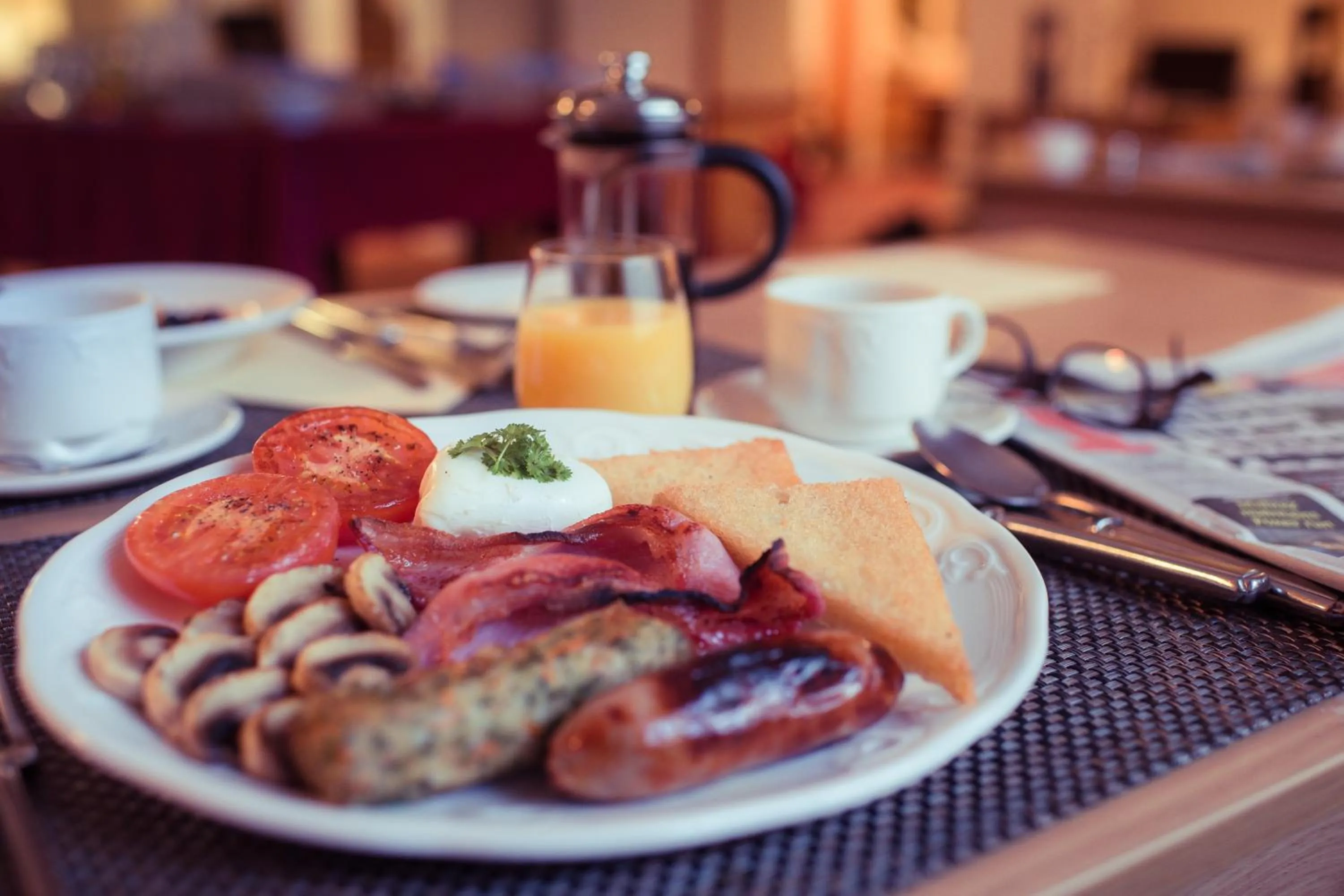 Food close-up in Richmond Hotel