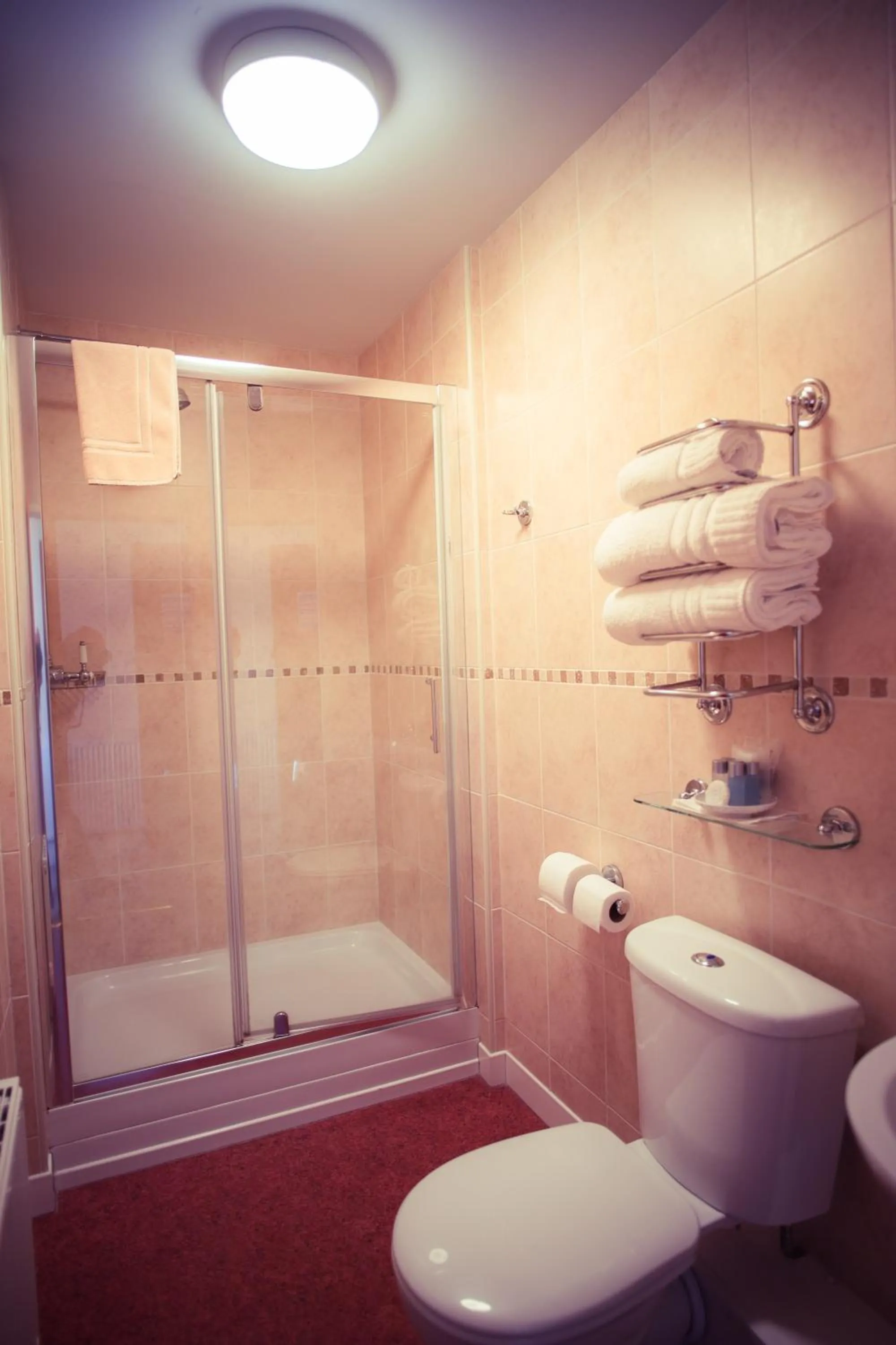 Shower in Richmond Hotel