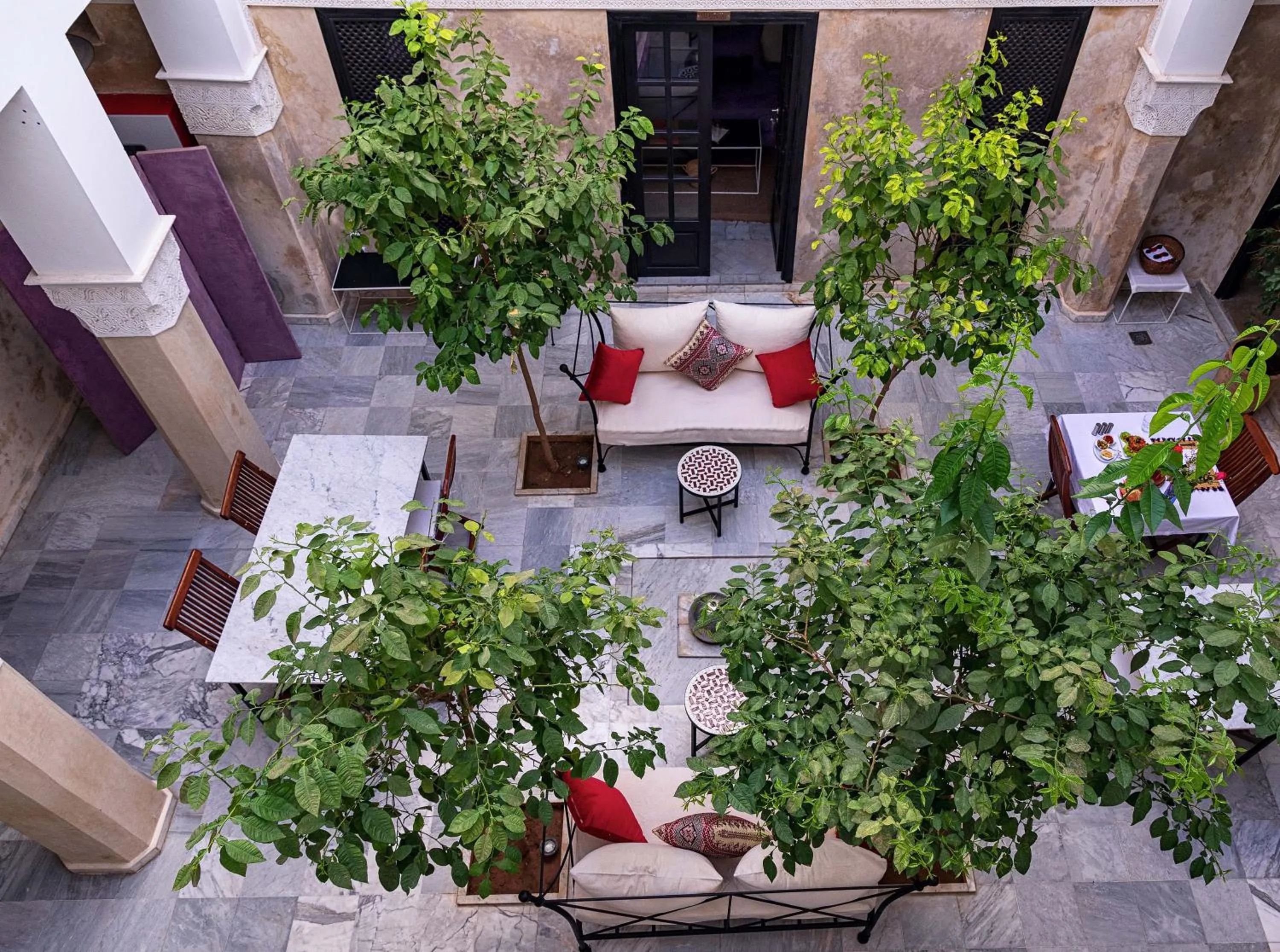 Patio in Riad Sapphire & Spa