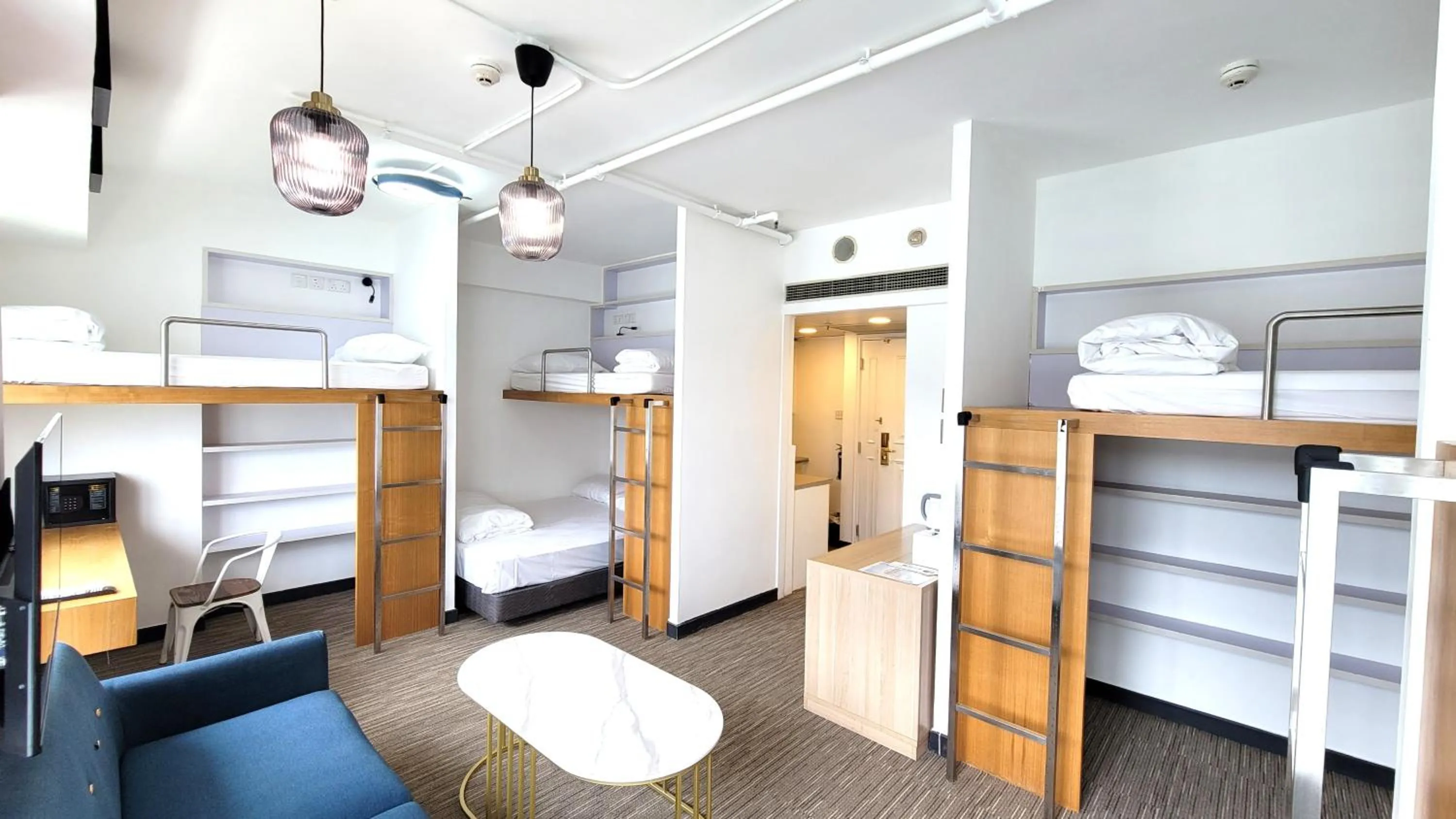 Bed in Grand Bay View Hotel