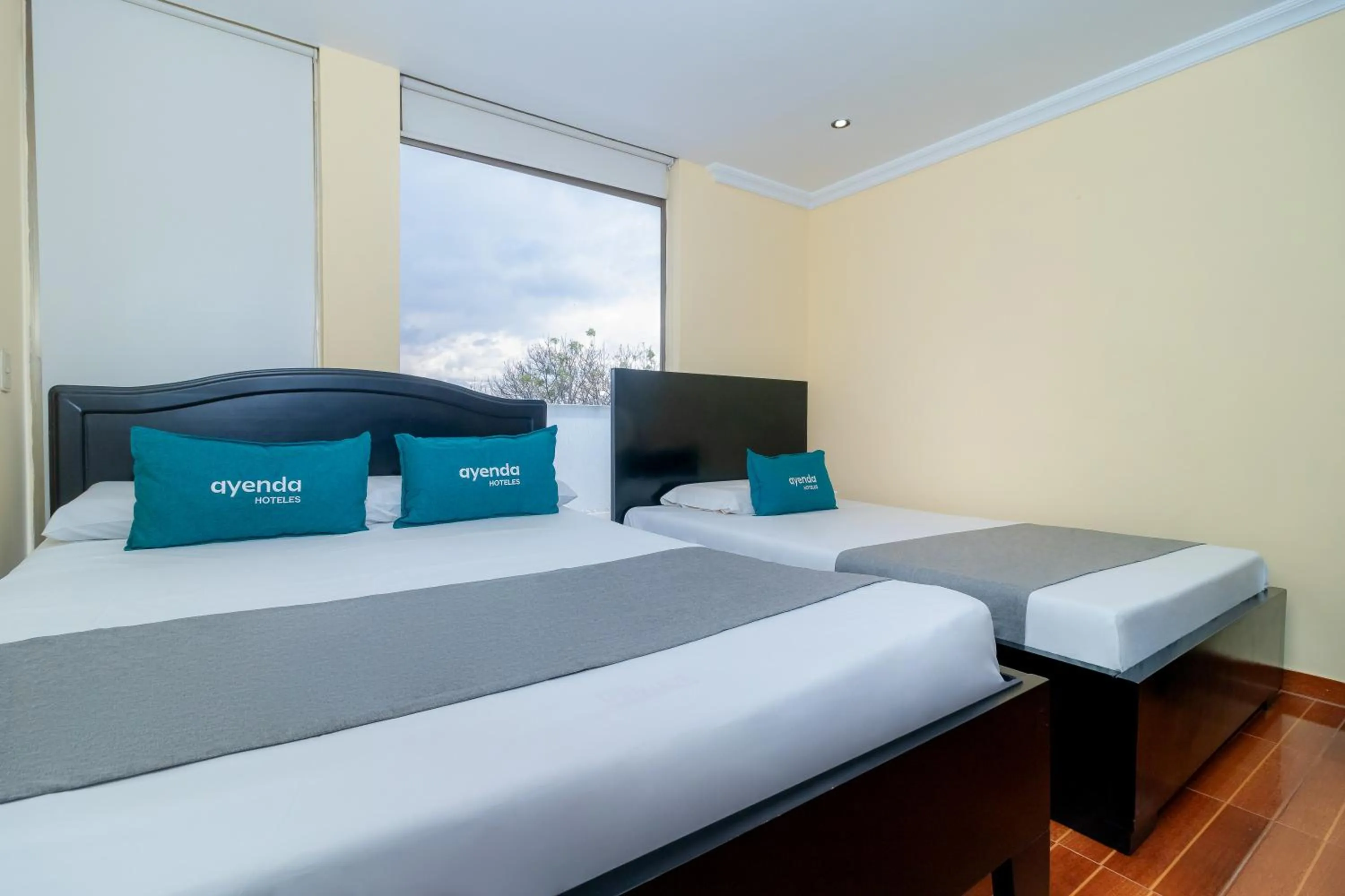 Bed in Hotel Ayenda Normandy