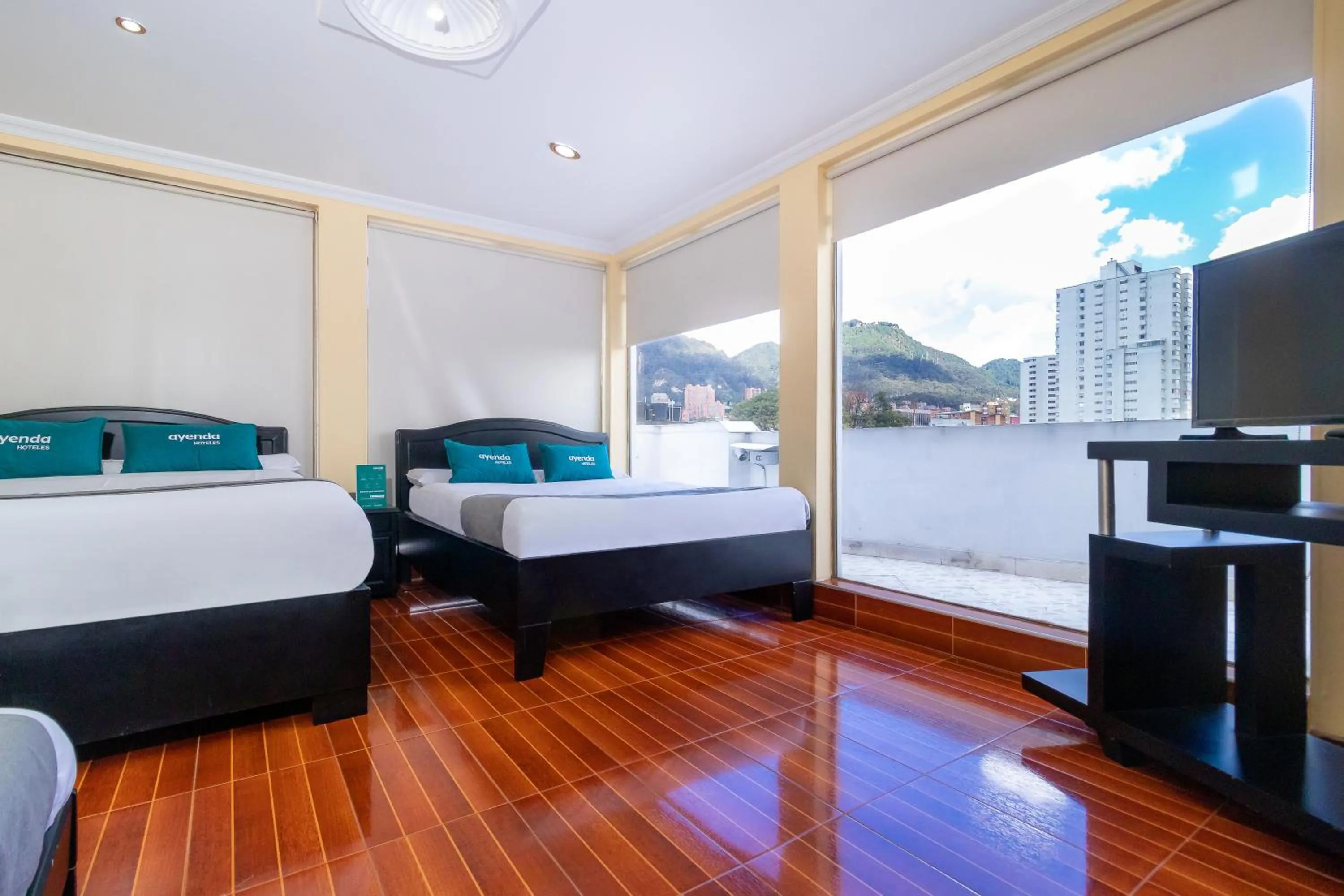 Bed in Hotel Ayenda Normandy