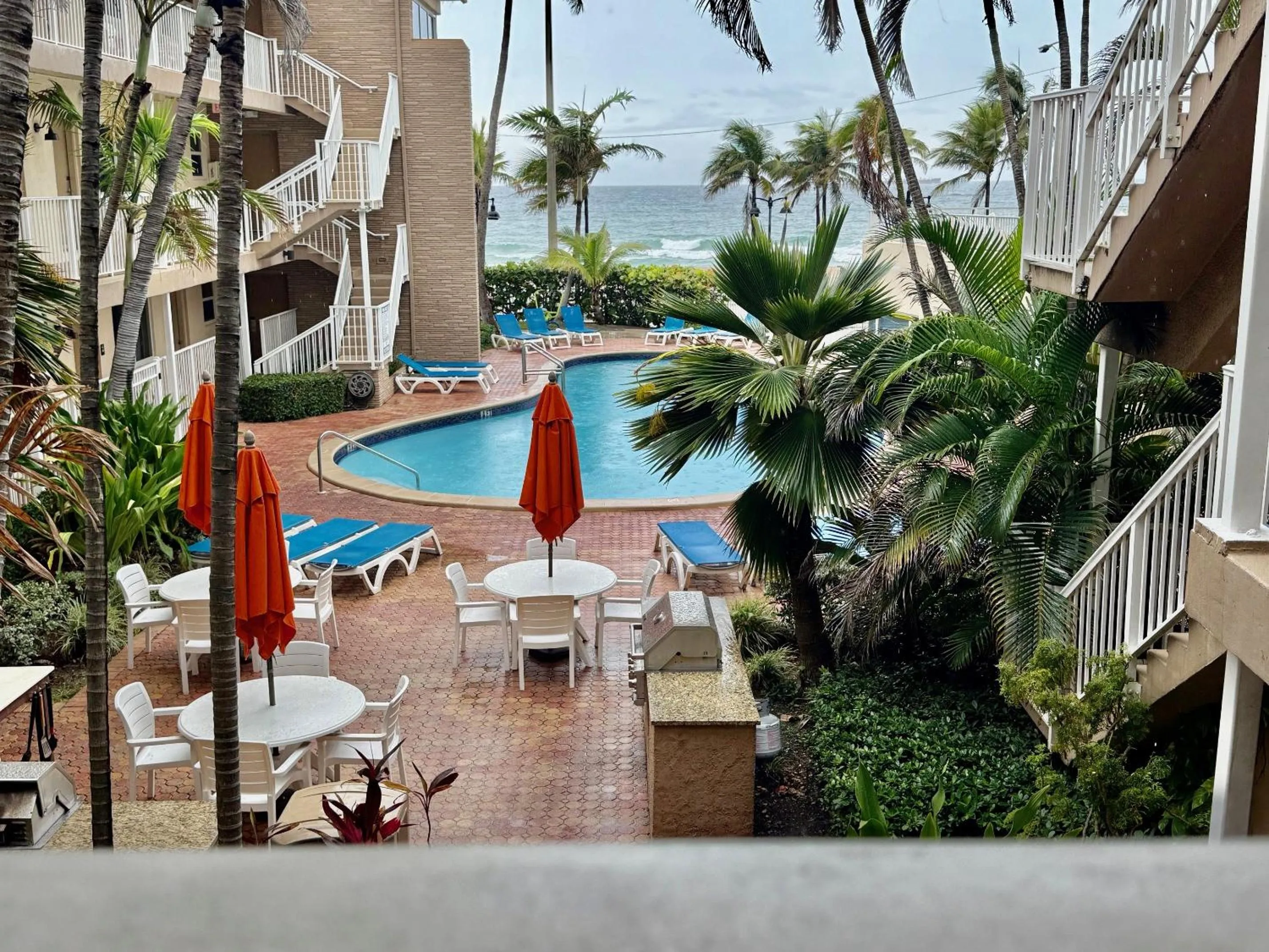 Pool view in Silver Seas Beach Resort