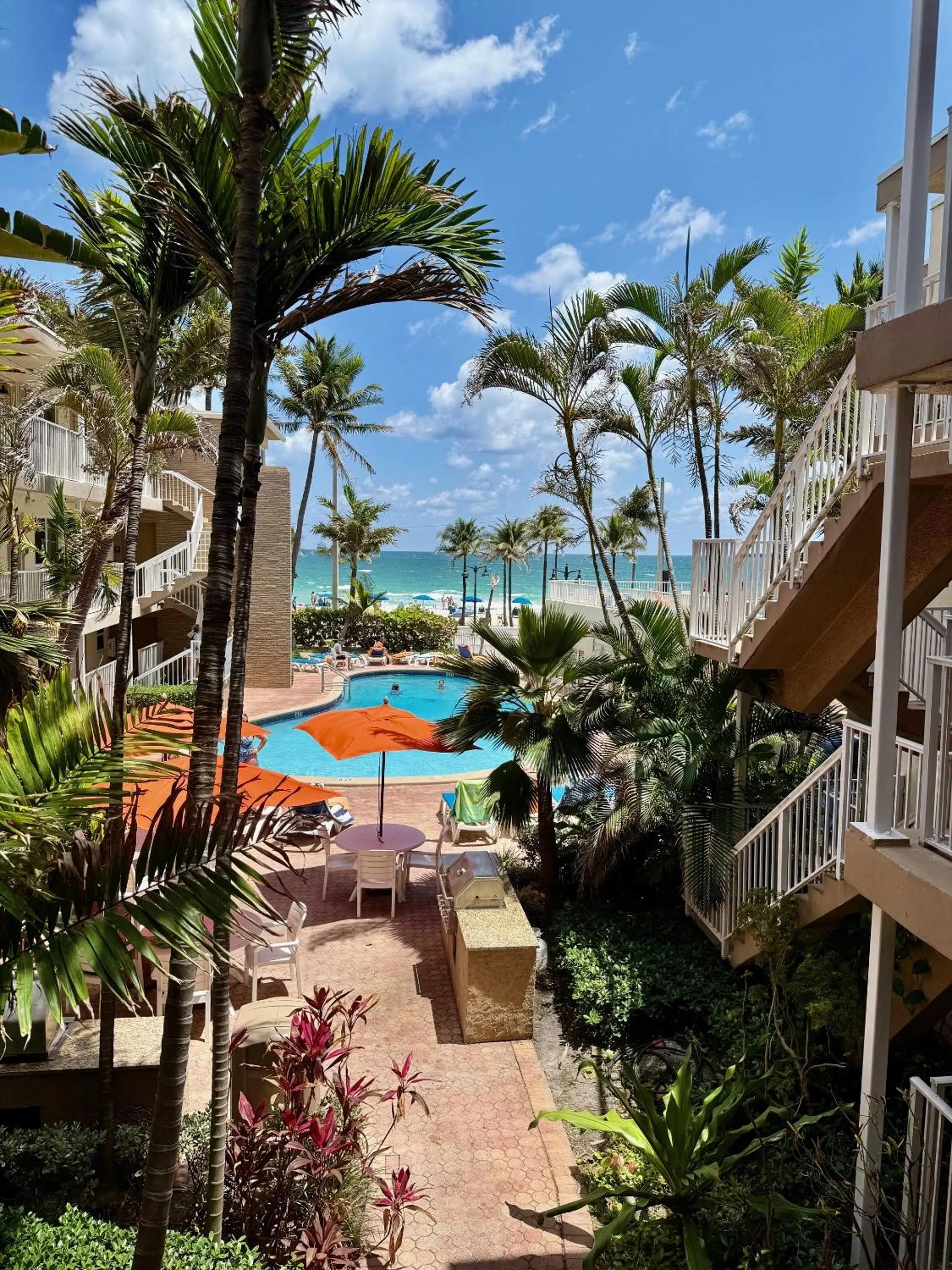 Pool view in Silver Seas Beach Resort