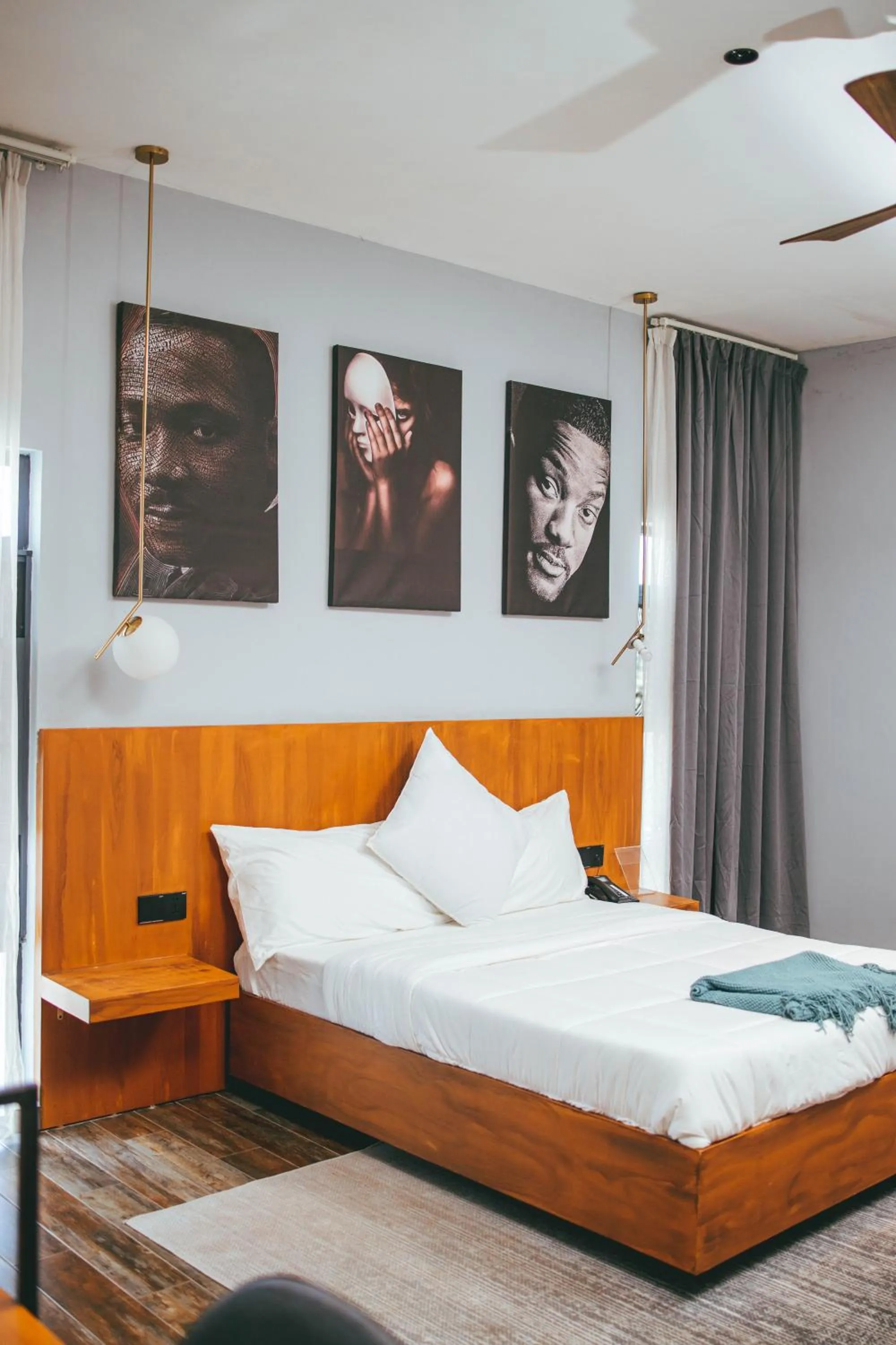 Bed in Burundi Palace Boutique Hotel