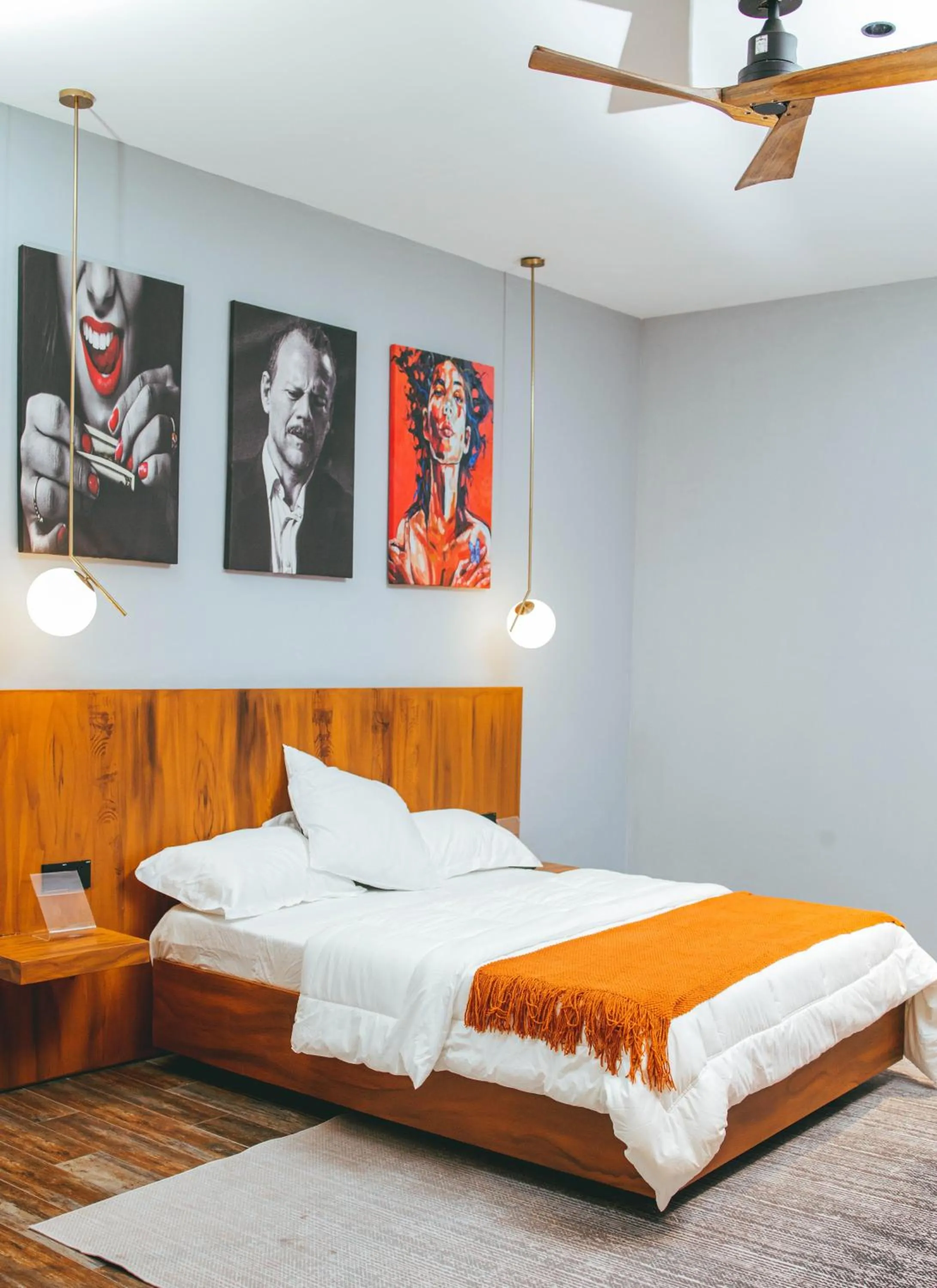 Bed in Burundi Palace Boutique Hotel