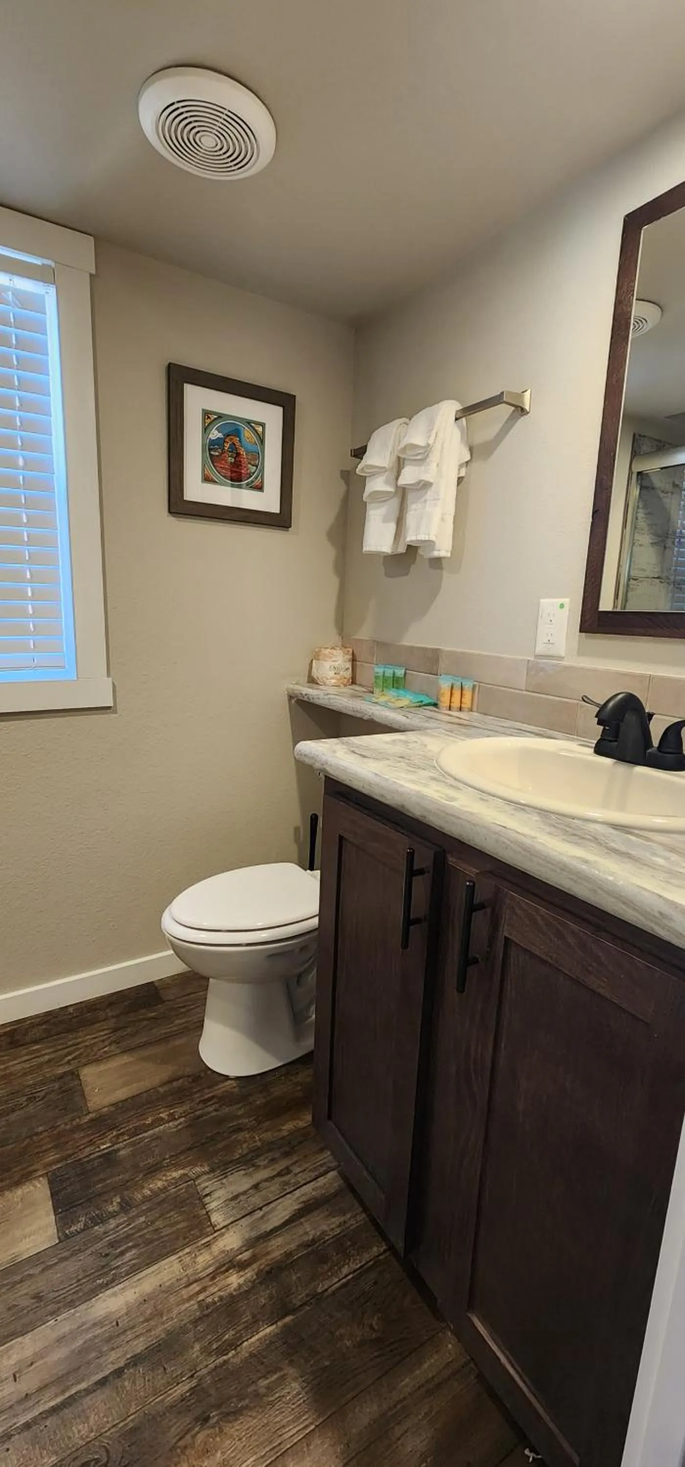 Bathroom in HTR Moab