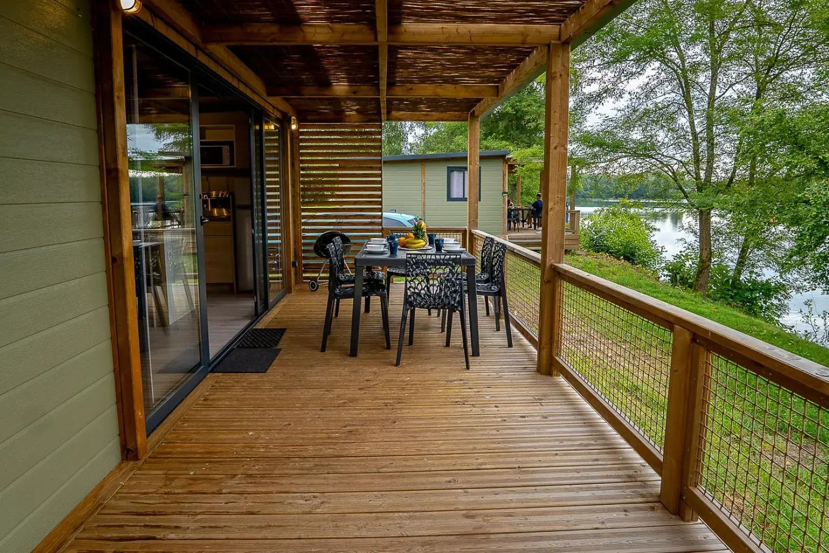 Two-Bedroom Chalet in Camping Les Ballastières - Vosges du Sud Two-Bedroom Chalet in Camping Les Ballastières - Vosges du Sud