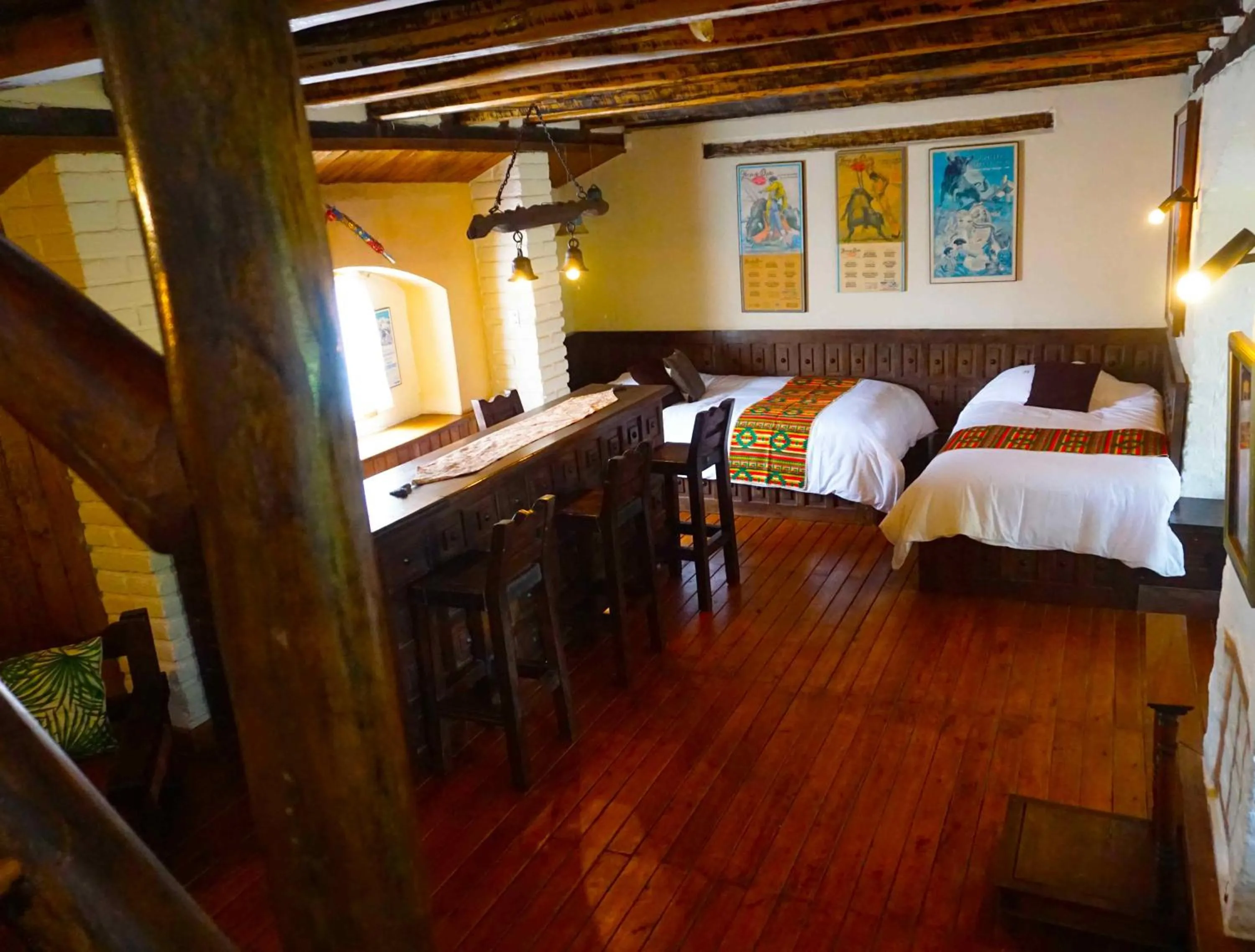 Bed in Hacienda Hostería San Luis