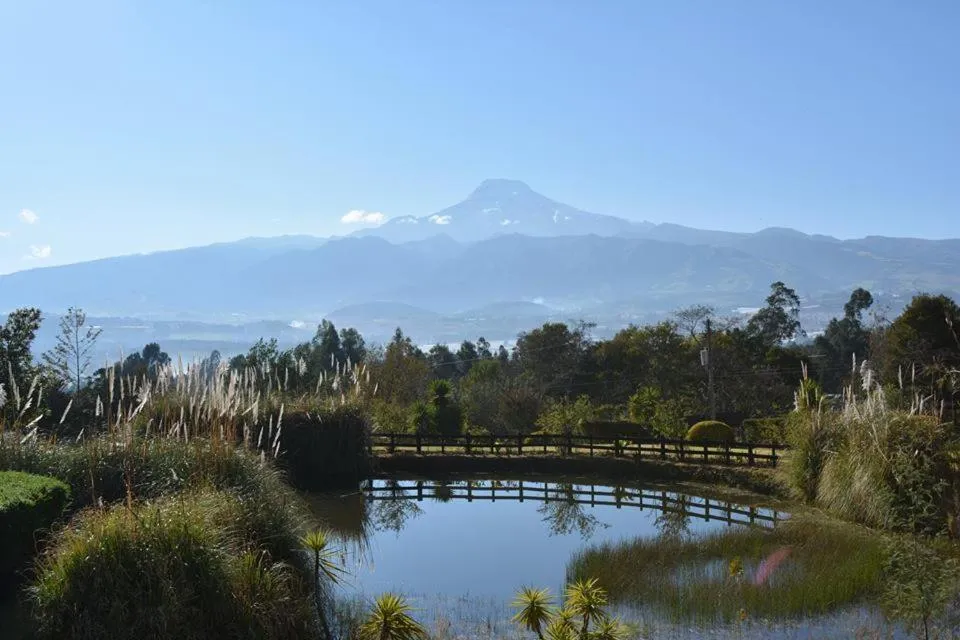 Garden view in Hacienda Hostería San Luis
