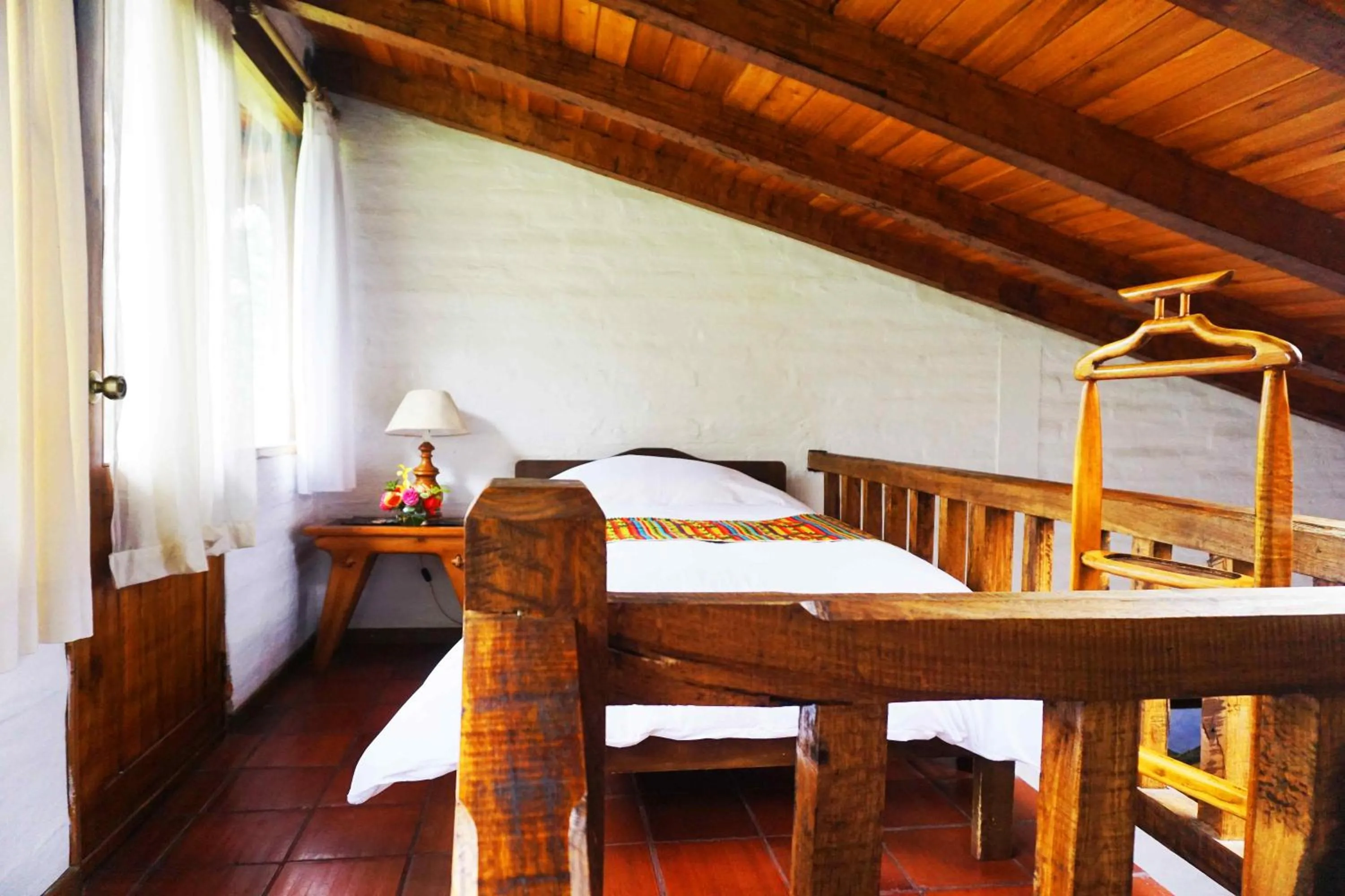 Bed in Hacienda Hostería San Luis