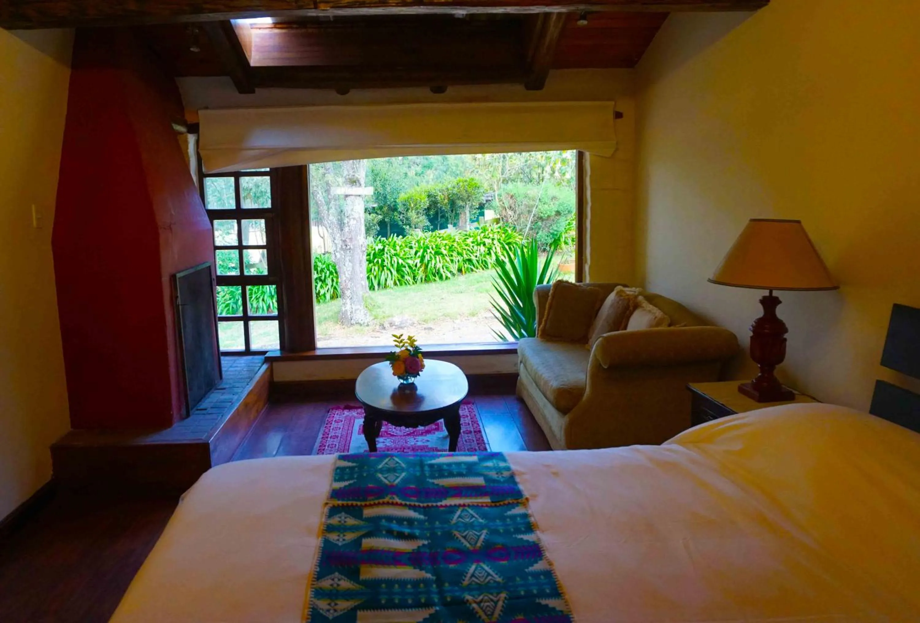 Bed in Hacienda Hostería San Luis