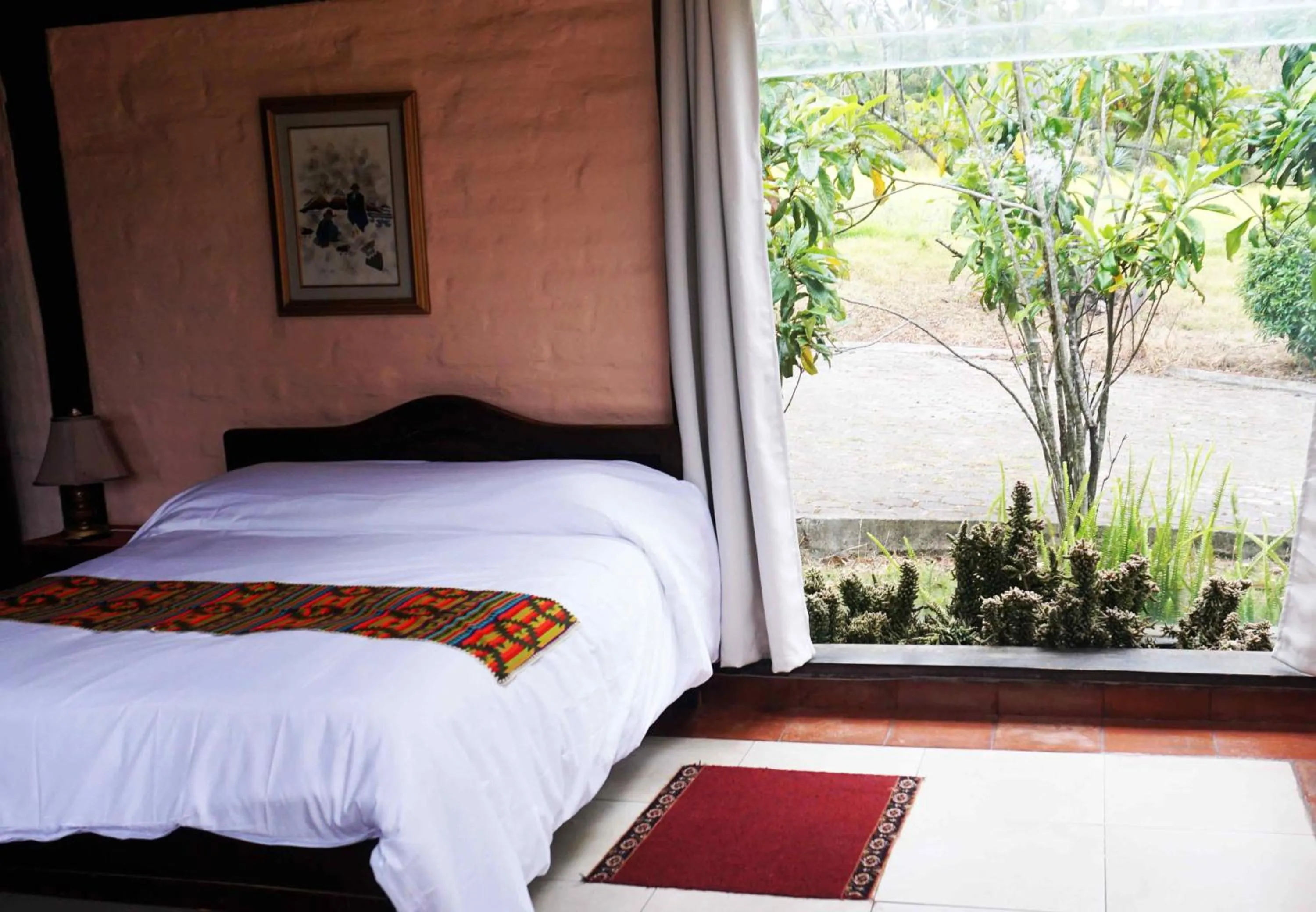 Bed in Hacienda Hostería San Luis