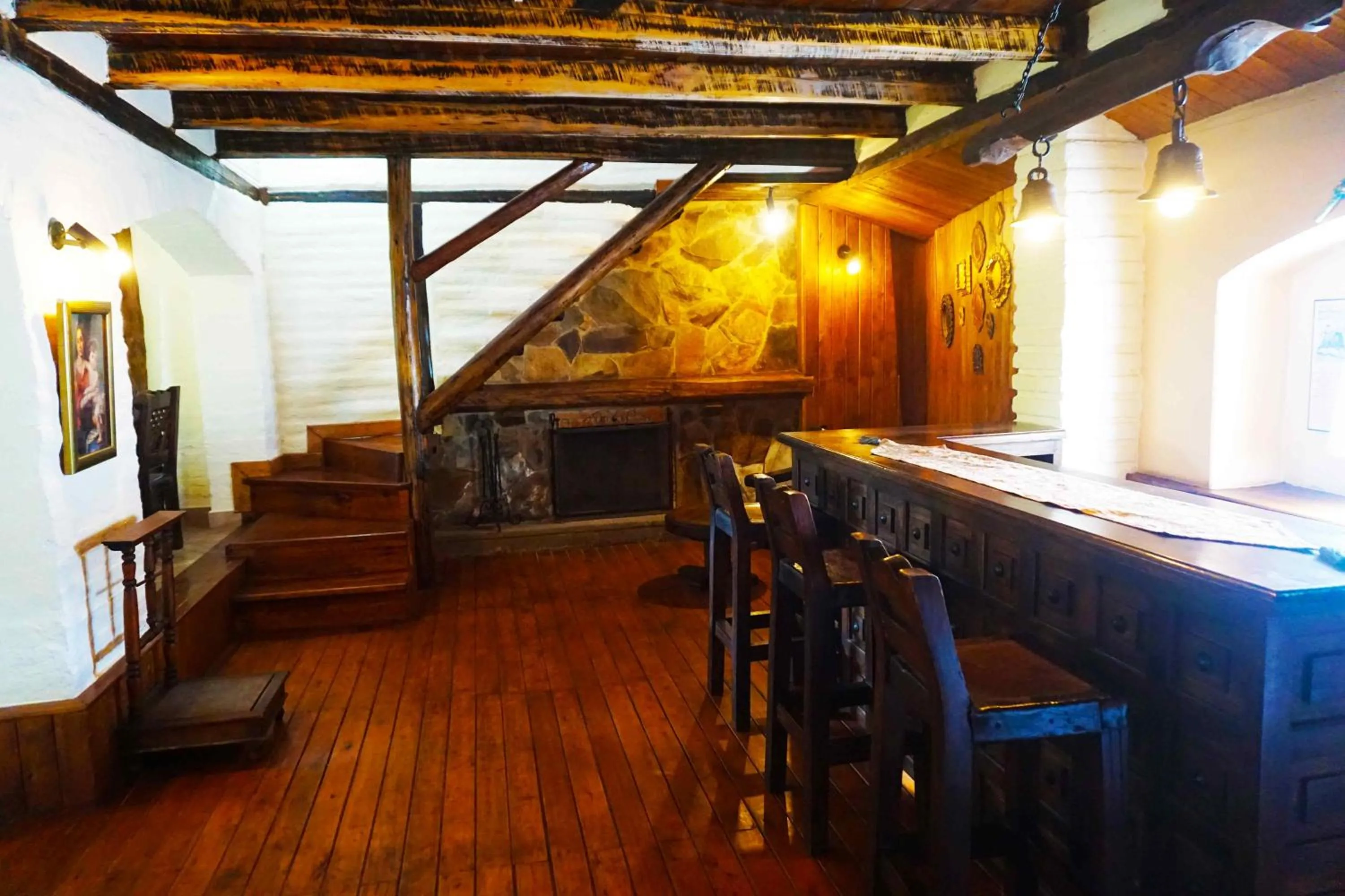 Seating area in Hacienda Hostería San Luis