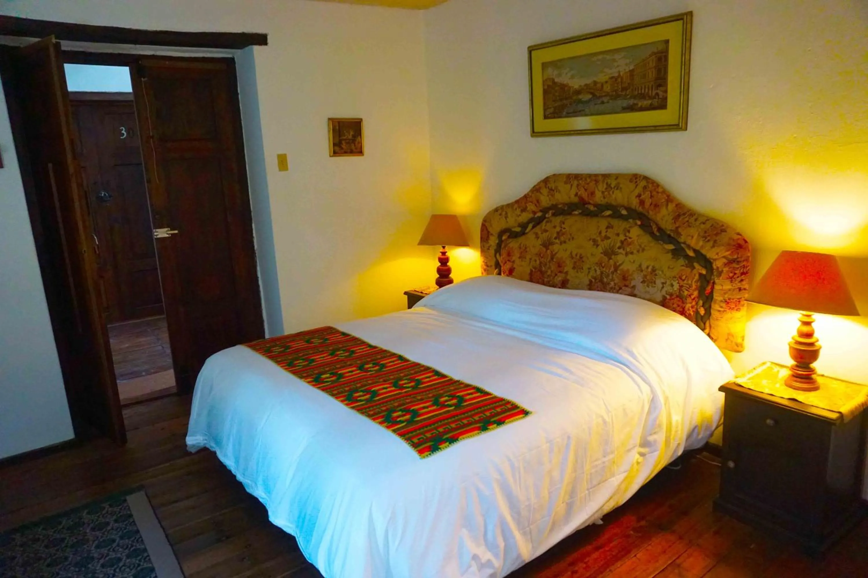 Bed in Hacienda Hostería San Luis