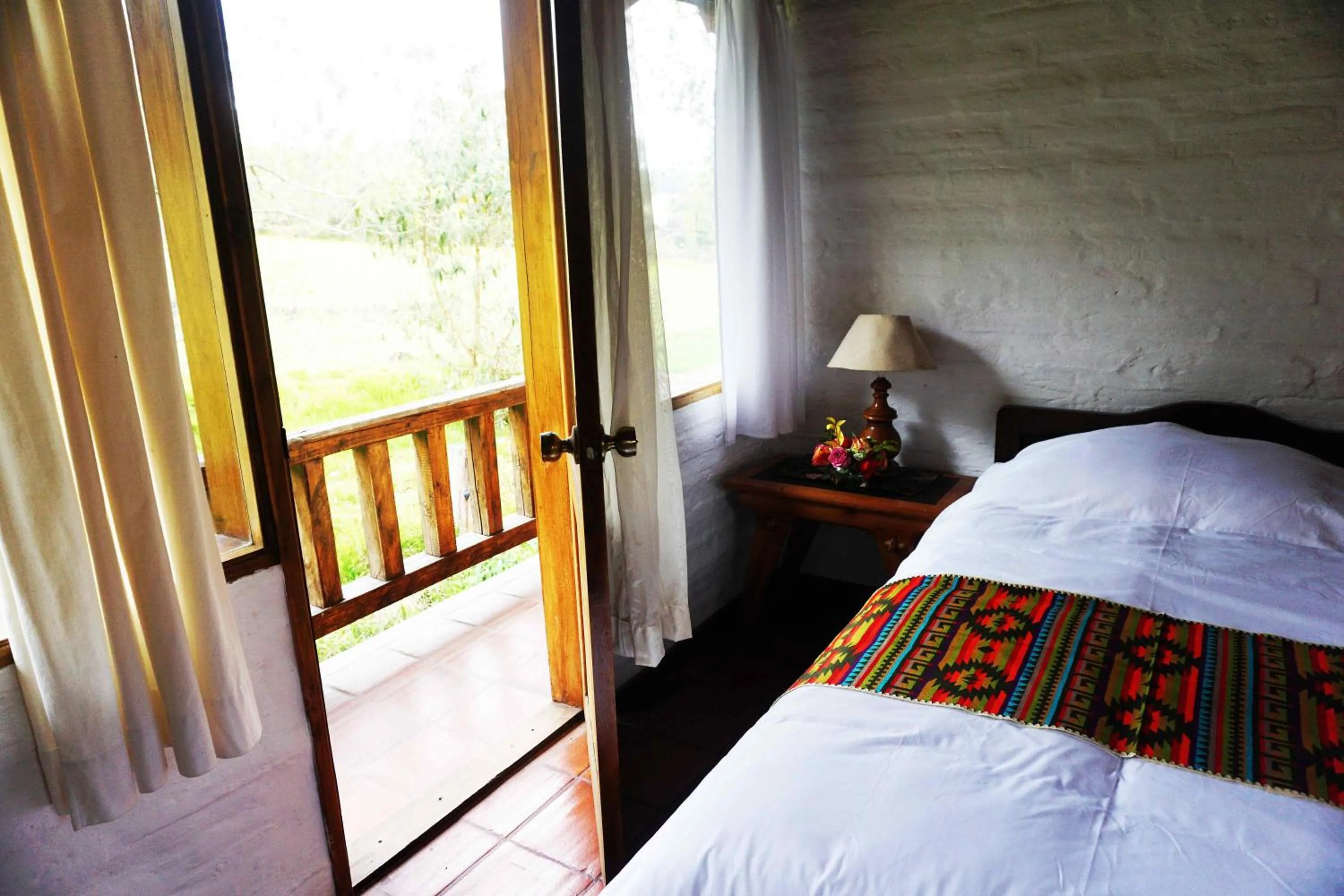 Bed in Hacienda Hostería San Luis