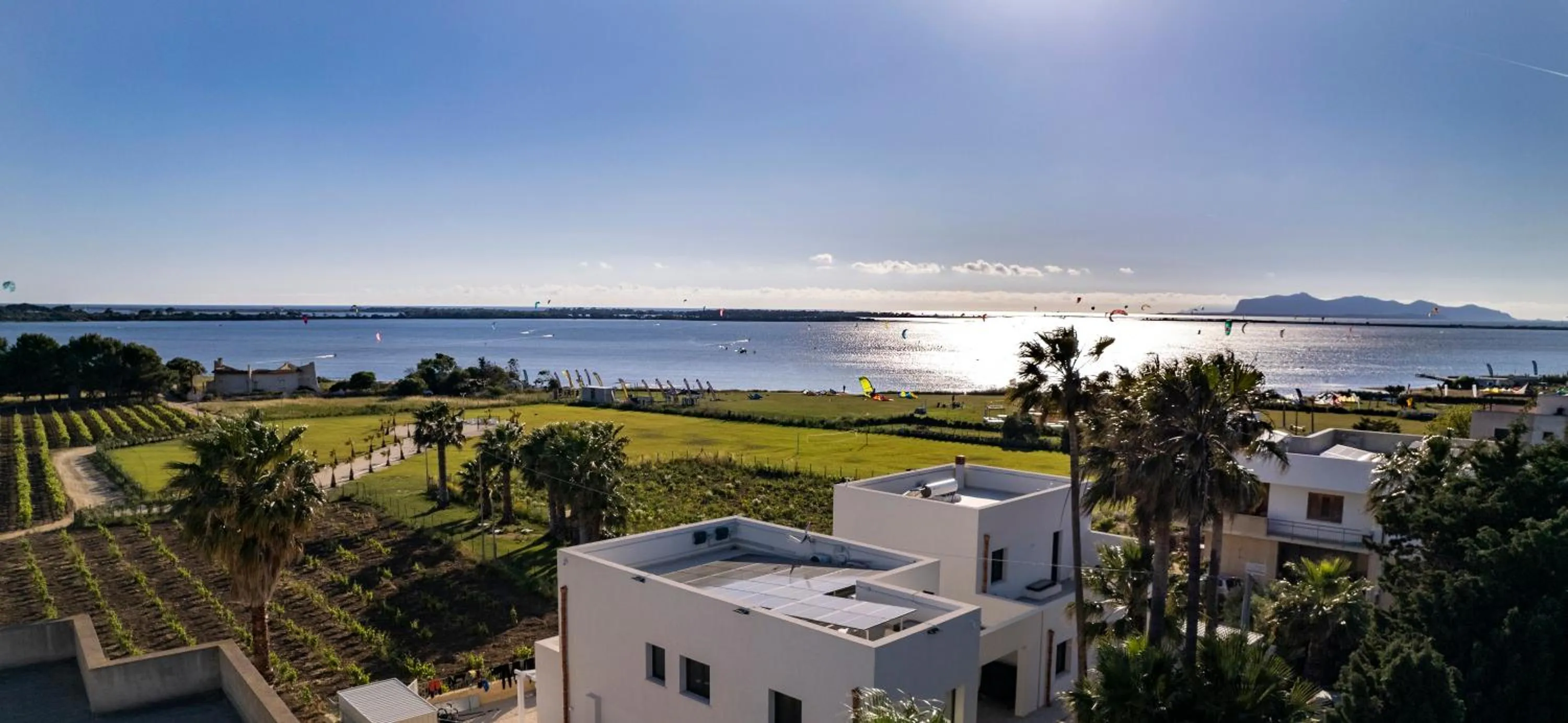 Casa B, Room 2 - mit Pool - at Lagoon - Lo Stagnone Kite Spot - Palm Kite Paradise