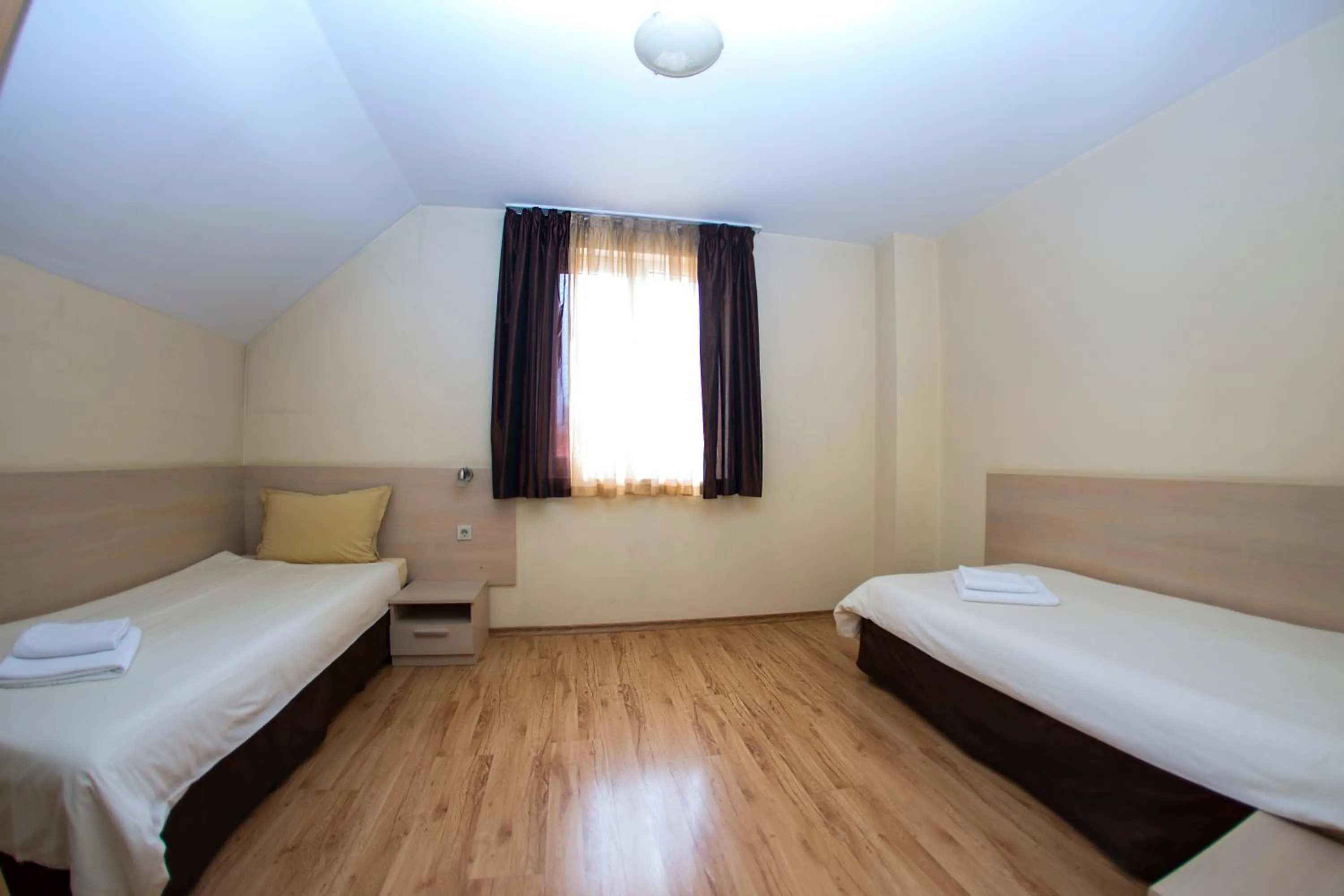 Bed in Family Hotel Madrid