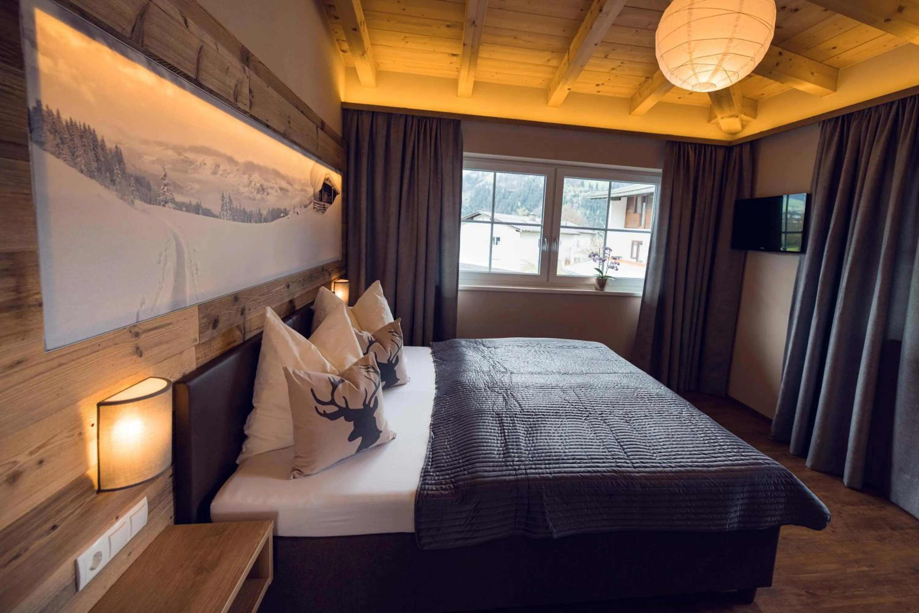 Bedroom, Bed in Chalet Arena