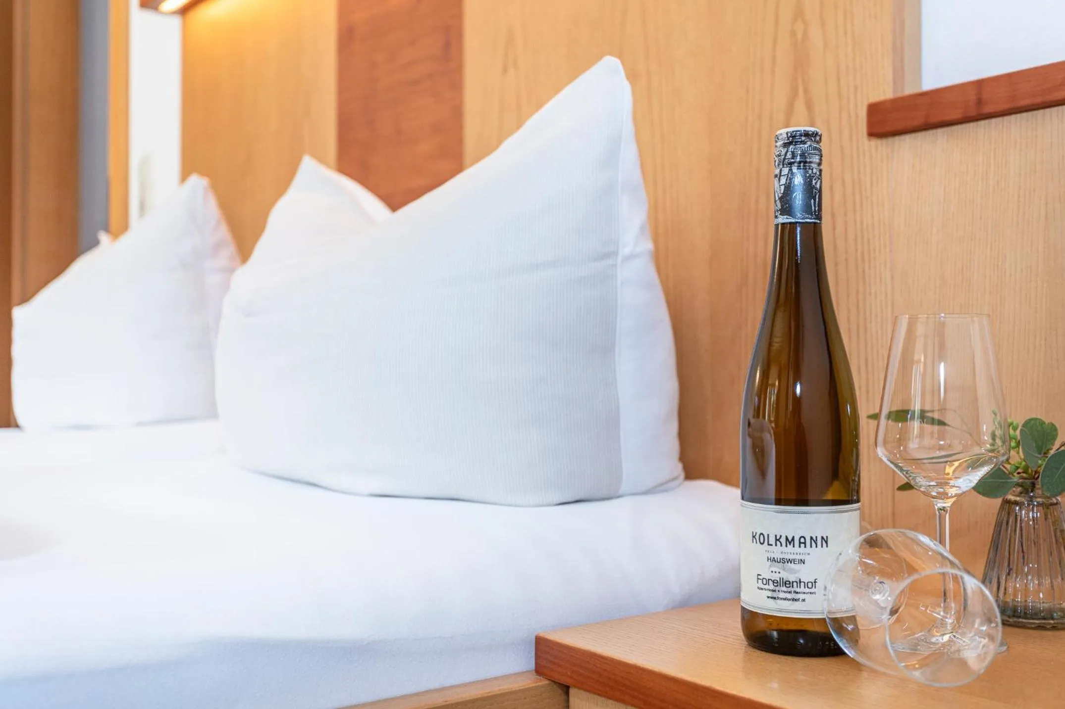 Bed in Apart-Hotel Forellenhof