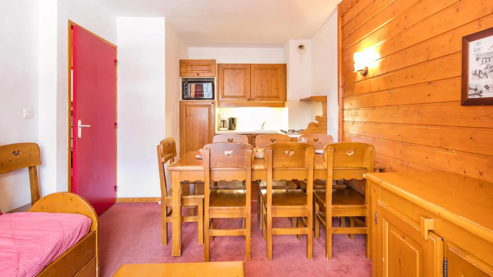 Kitchen or kitchenette in Résidence Vacancéole - La Turra