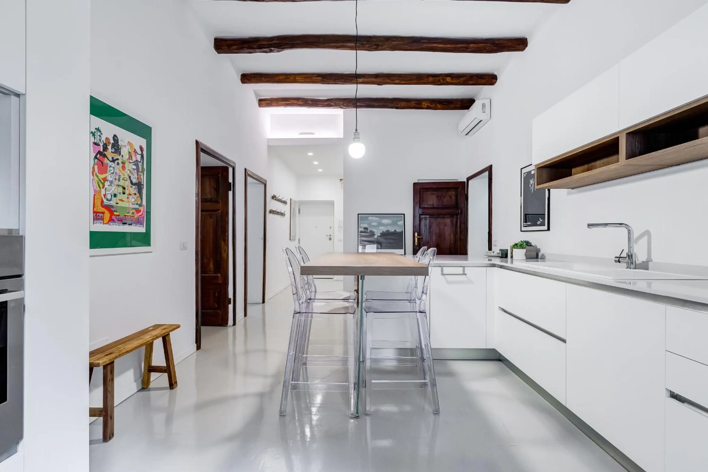 Kitchen or kitchenette in Colosseo Exclusive House by Premium Suites Collection