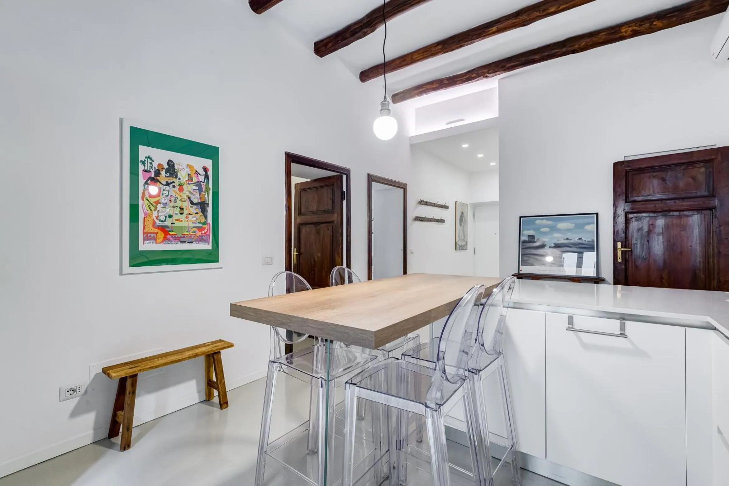 Kitchen or kitchenette in Colosseo Exclusive House by Premium Suites Collection