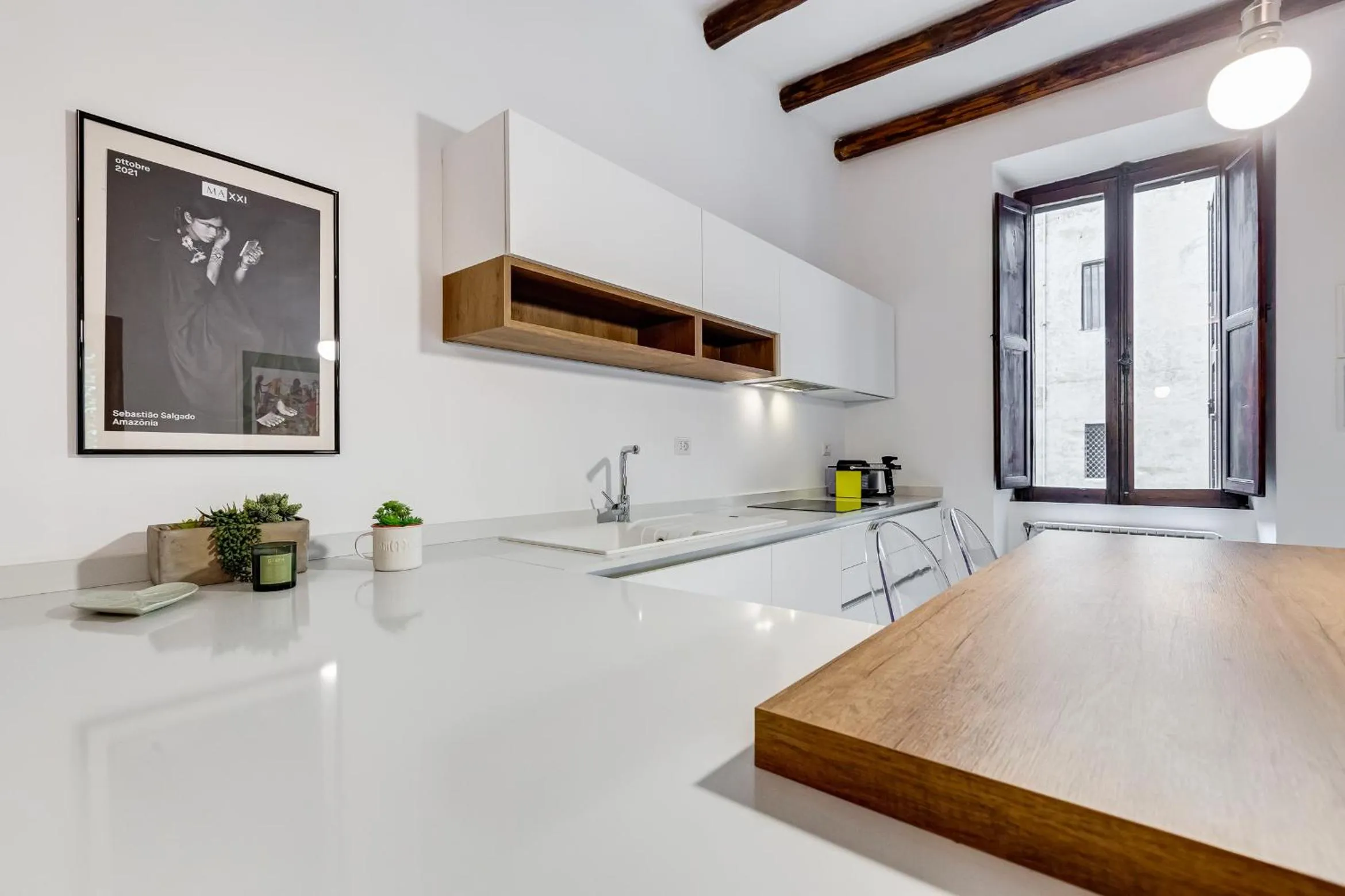 Kitchen or kitchenette in Colosseo Exclusive House by Premium Suites Collection