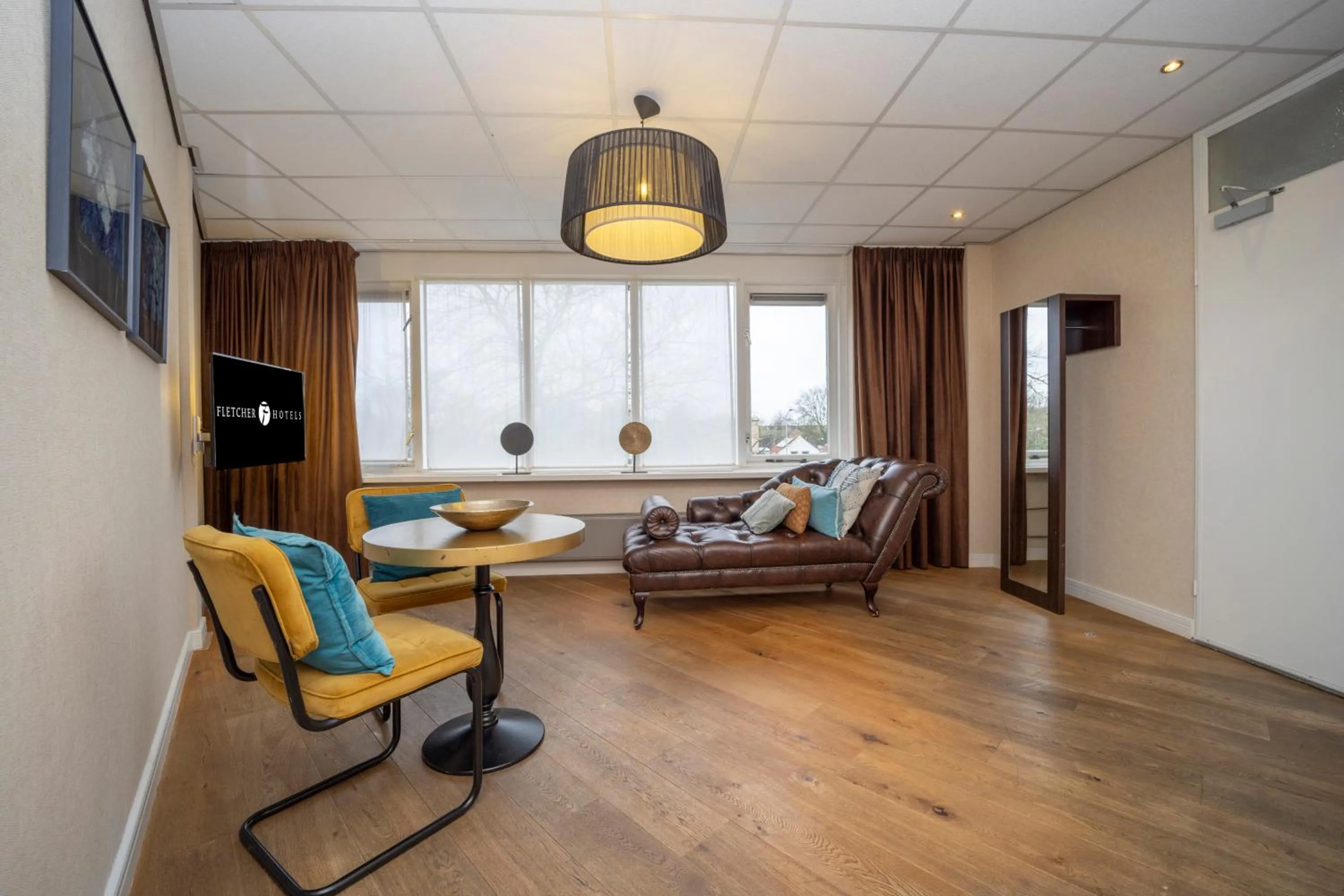 Seating area in Fletcher Hotel-Restaurant Arneville-Middelburg