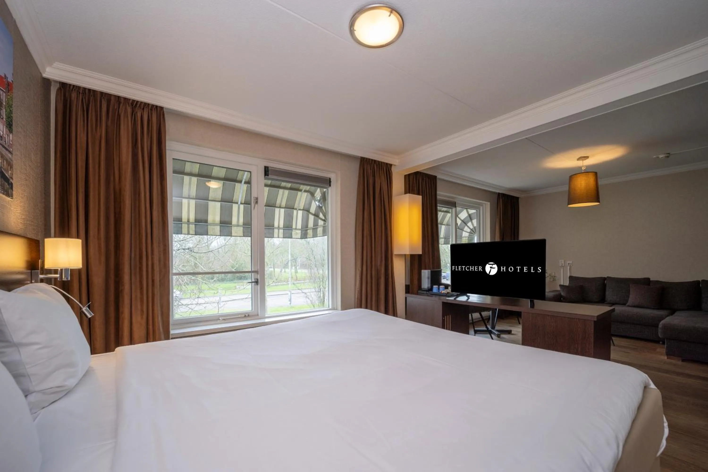 Bed in Fletcher Hotel-Restaurant Arneville-Middelburg