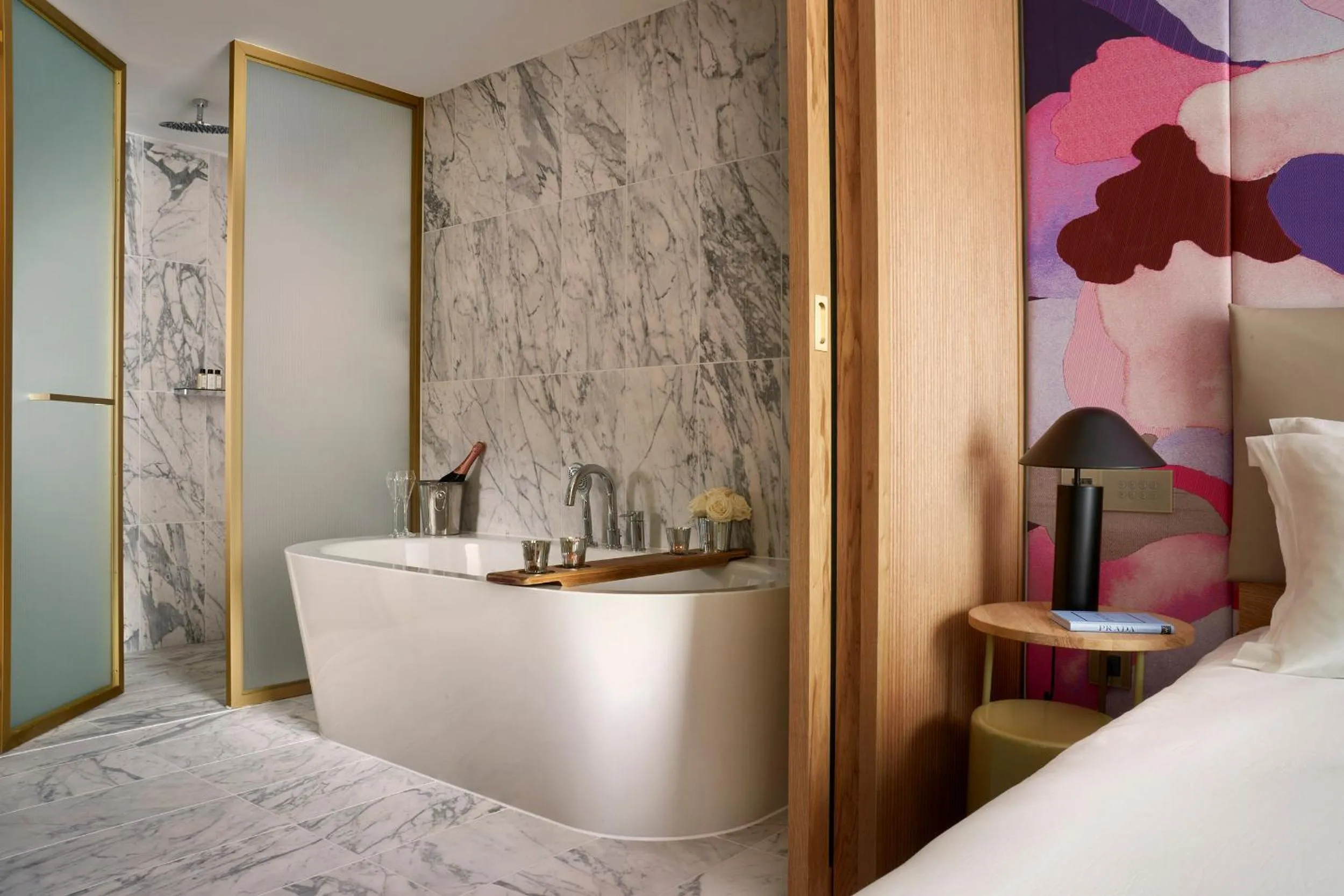 Bathroom, Bed in The BoTree - Preferred Hotels and Resorts