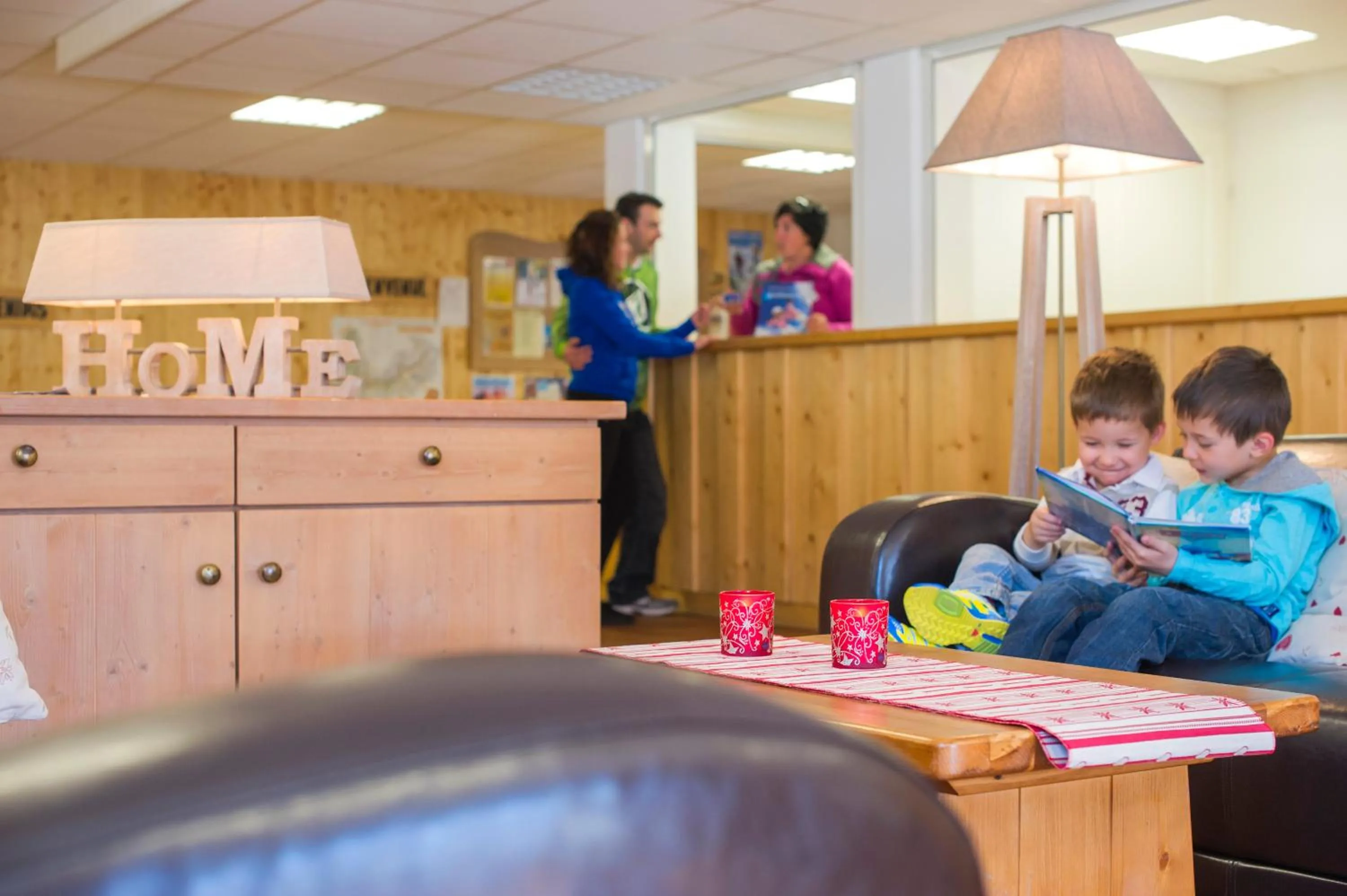 Lobby or reception in Résidence Goélia Le Balcon des Neiges