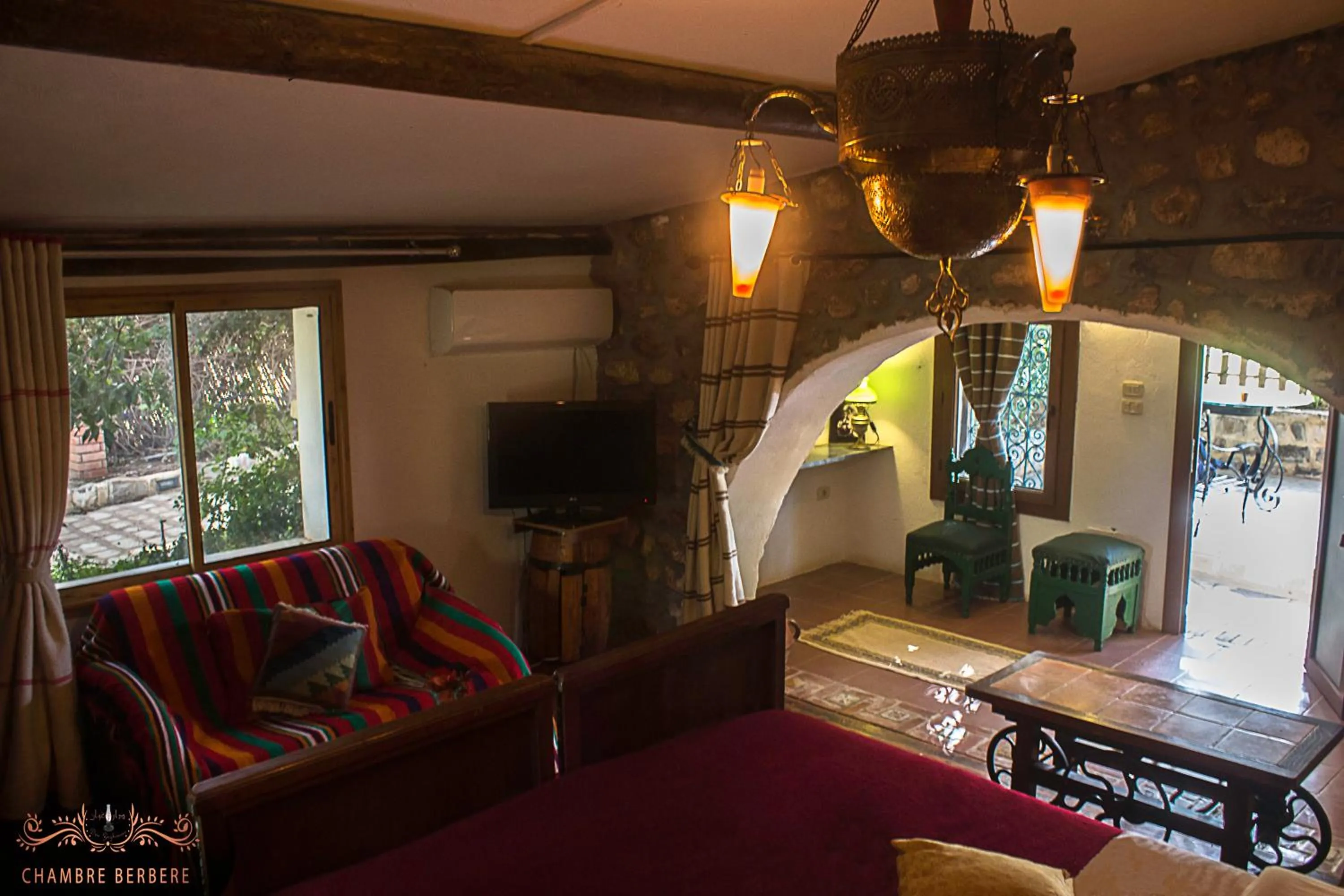 Seating area in Dar Zaghouan