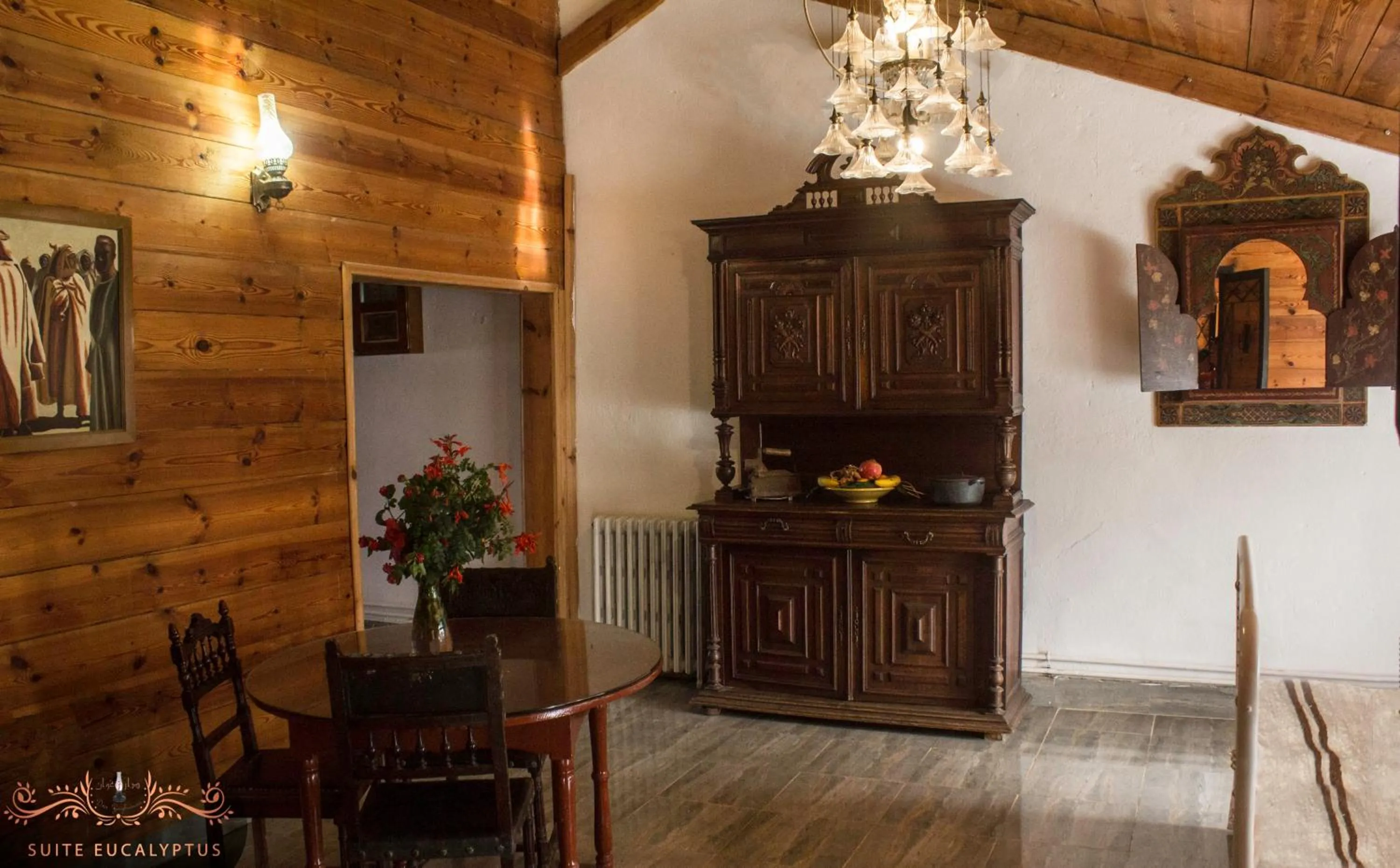 Seating area in Dar Zaghouan