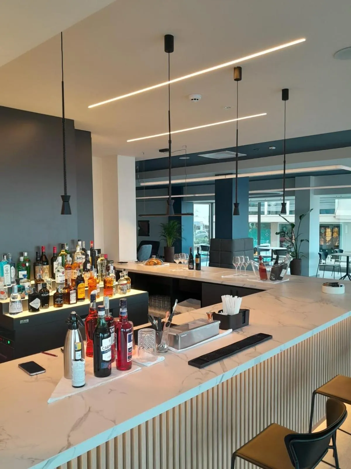 Lounge or bar in Hotel Sporting Riccione