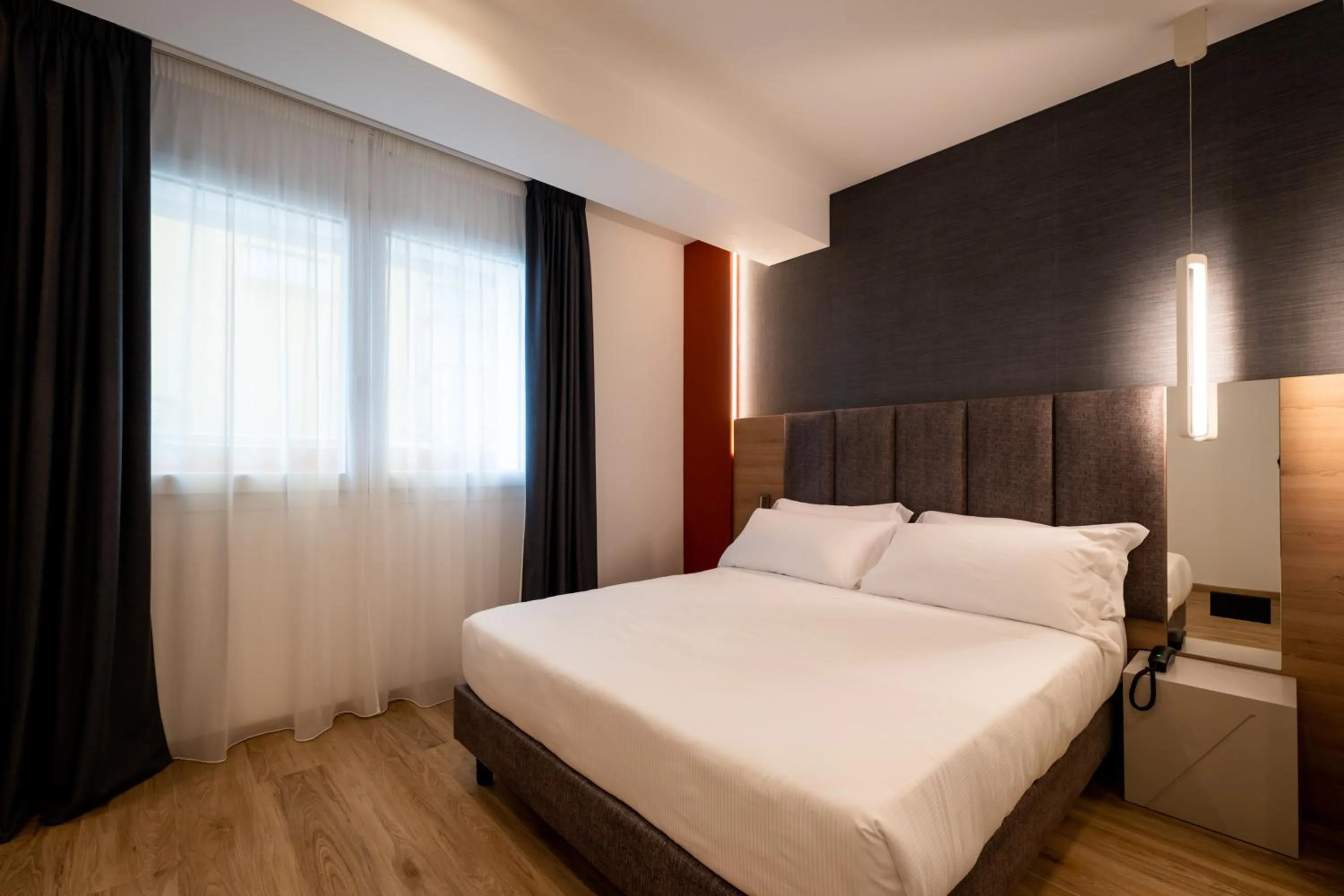 Bedroom, Bed in Hotel Sporting Riccione