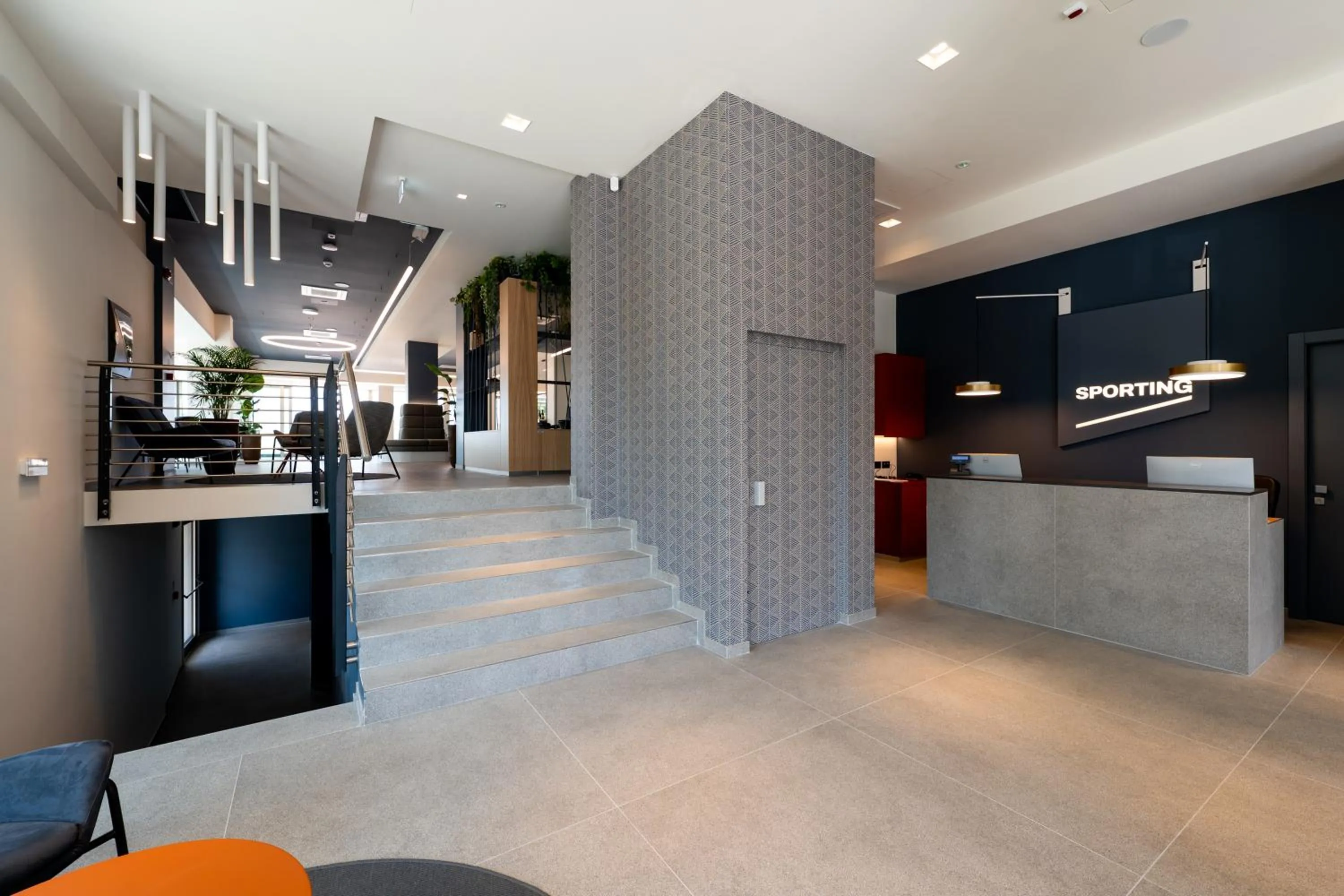 Lobby or reception in Hotel Sporting Riccione