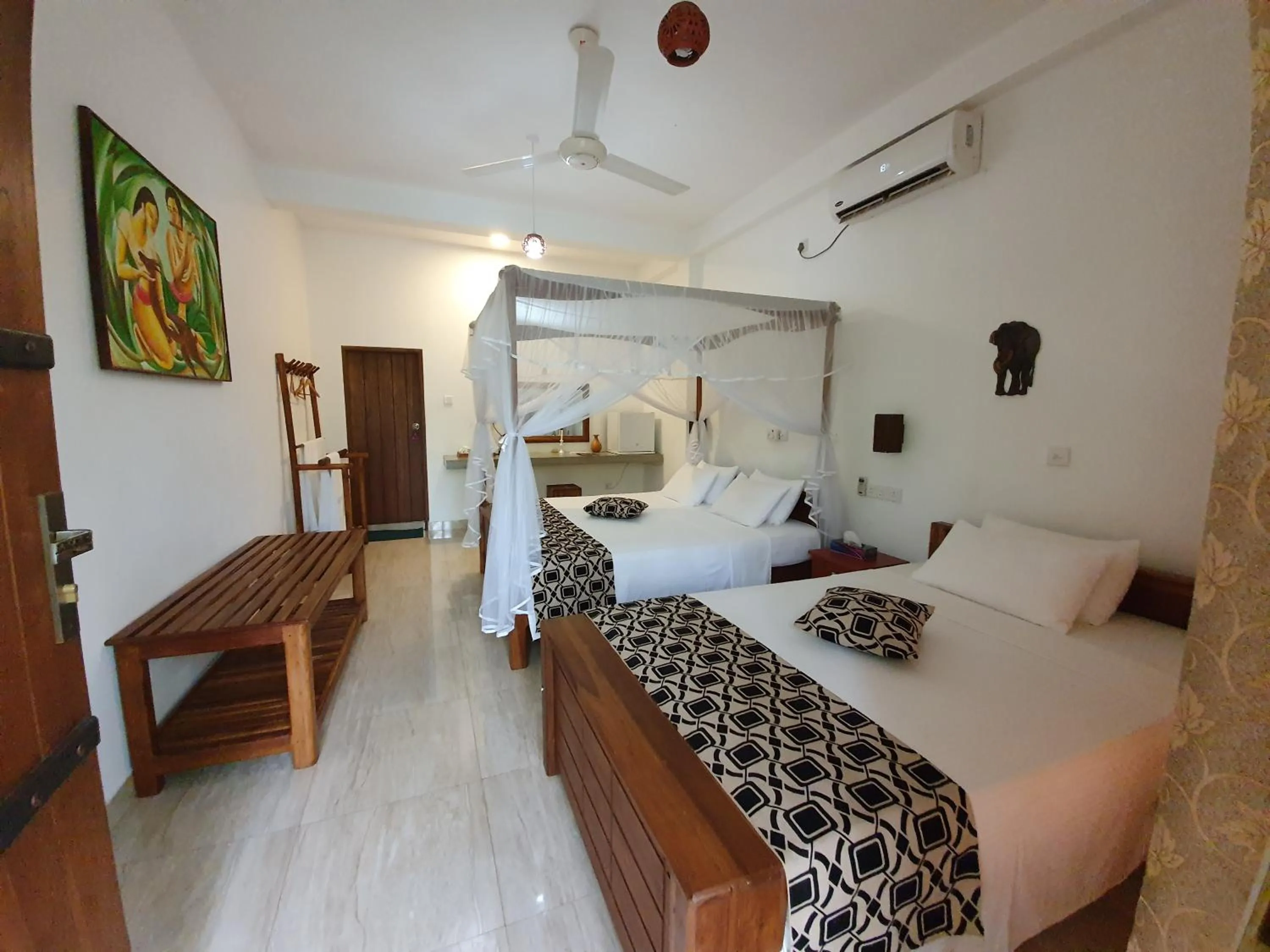 Bedroom, Bed in Nature House