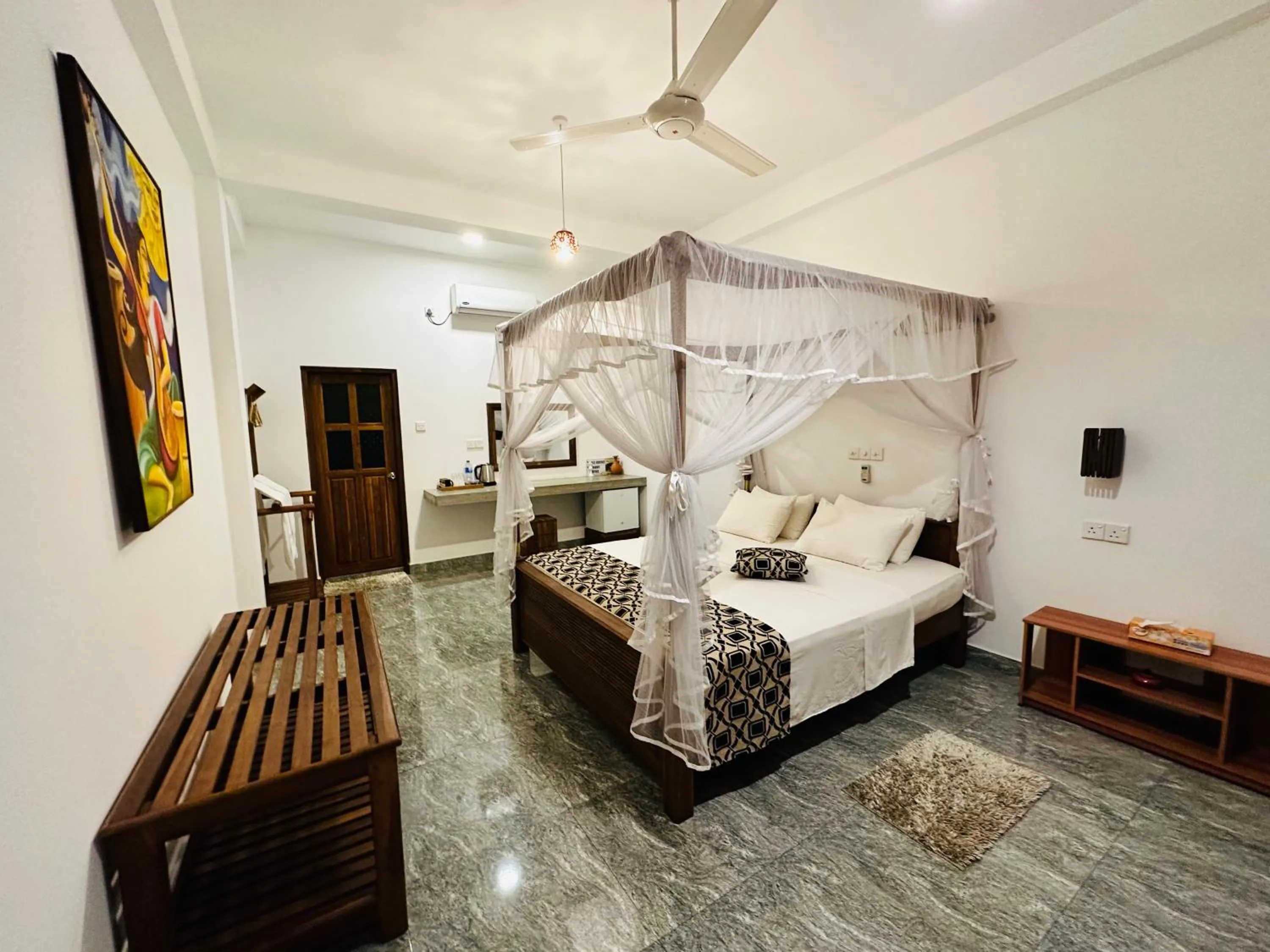 Bed in Nature House