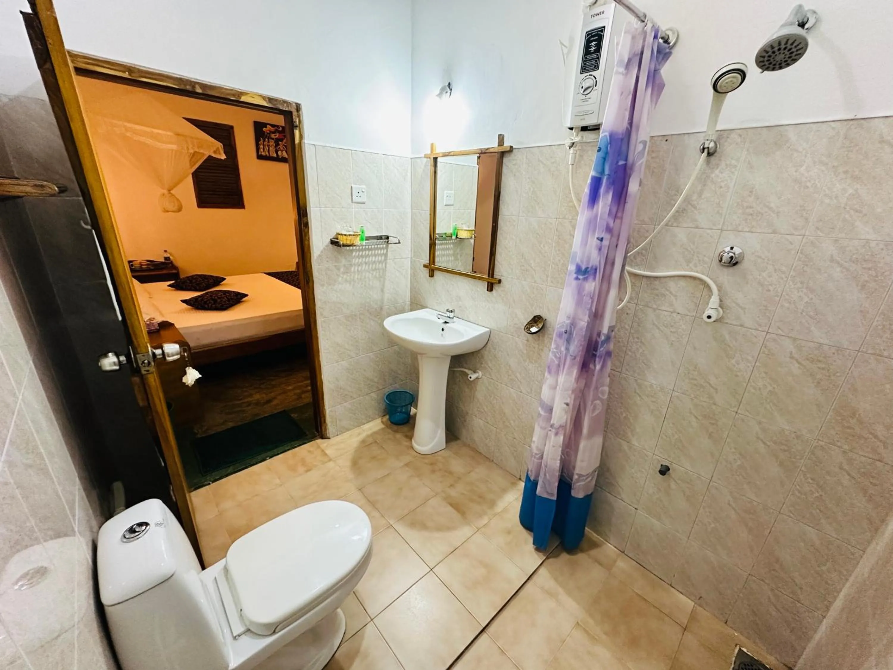 Shower in Nature House