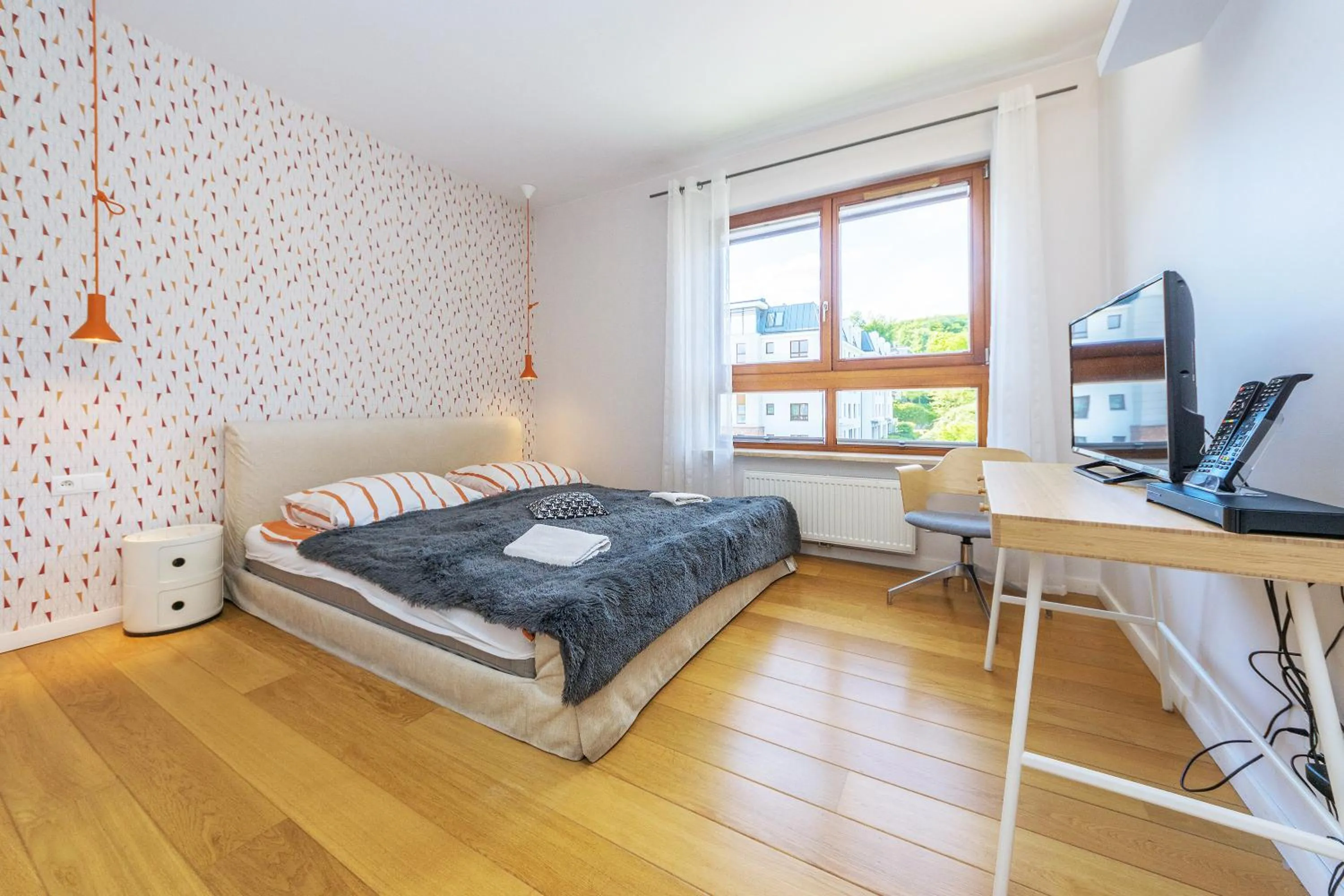 Bed in Pomorskie Apartamenty Aquarius