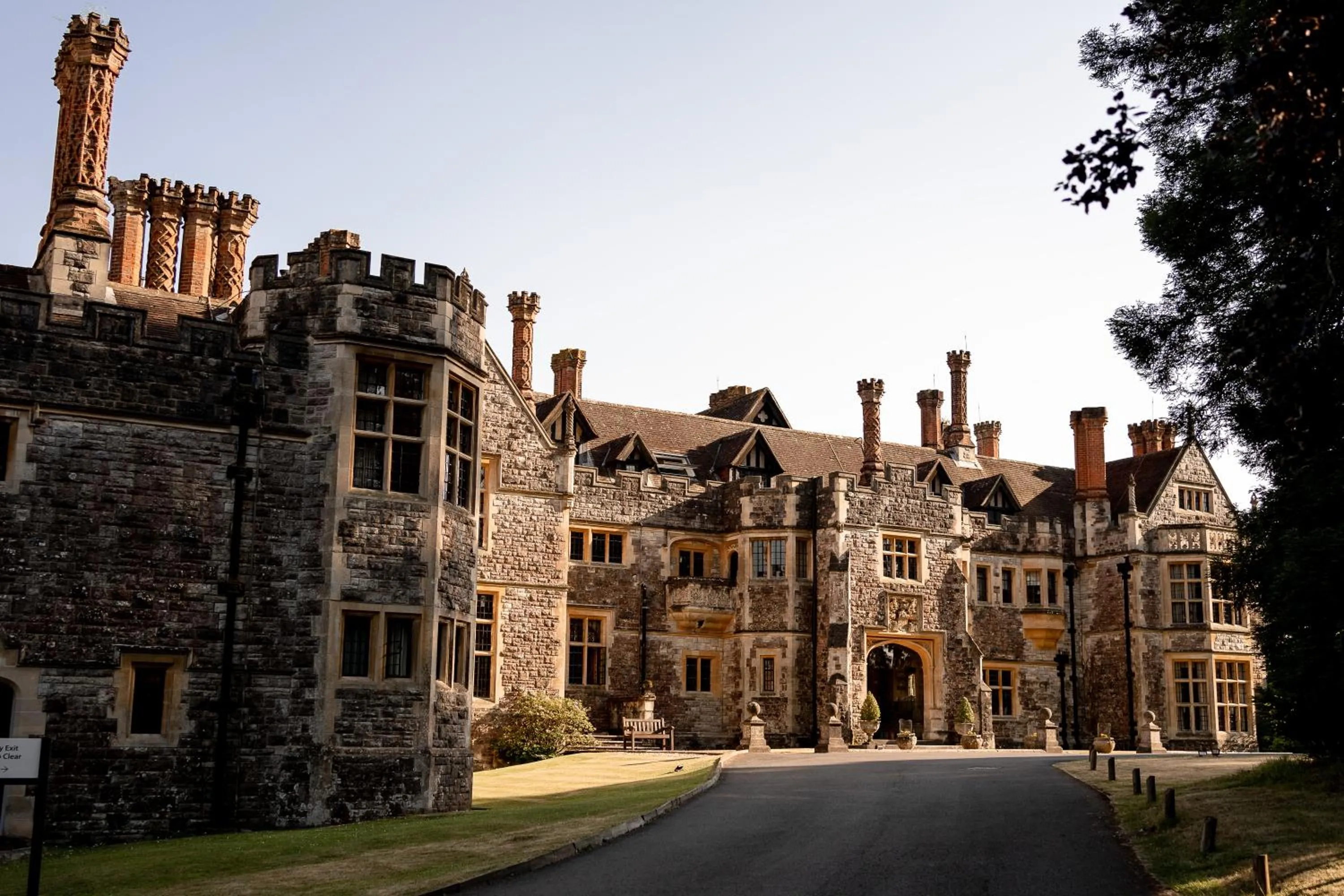 Property building in Rhinefield House Hotel