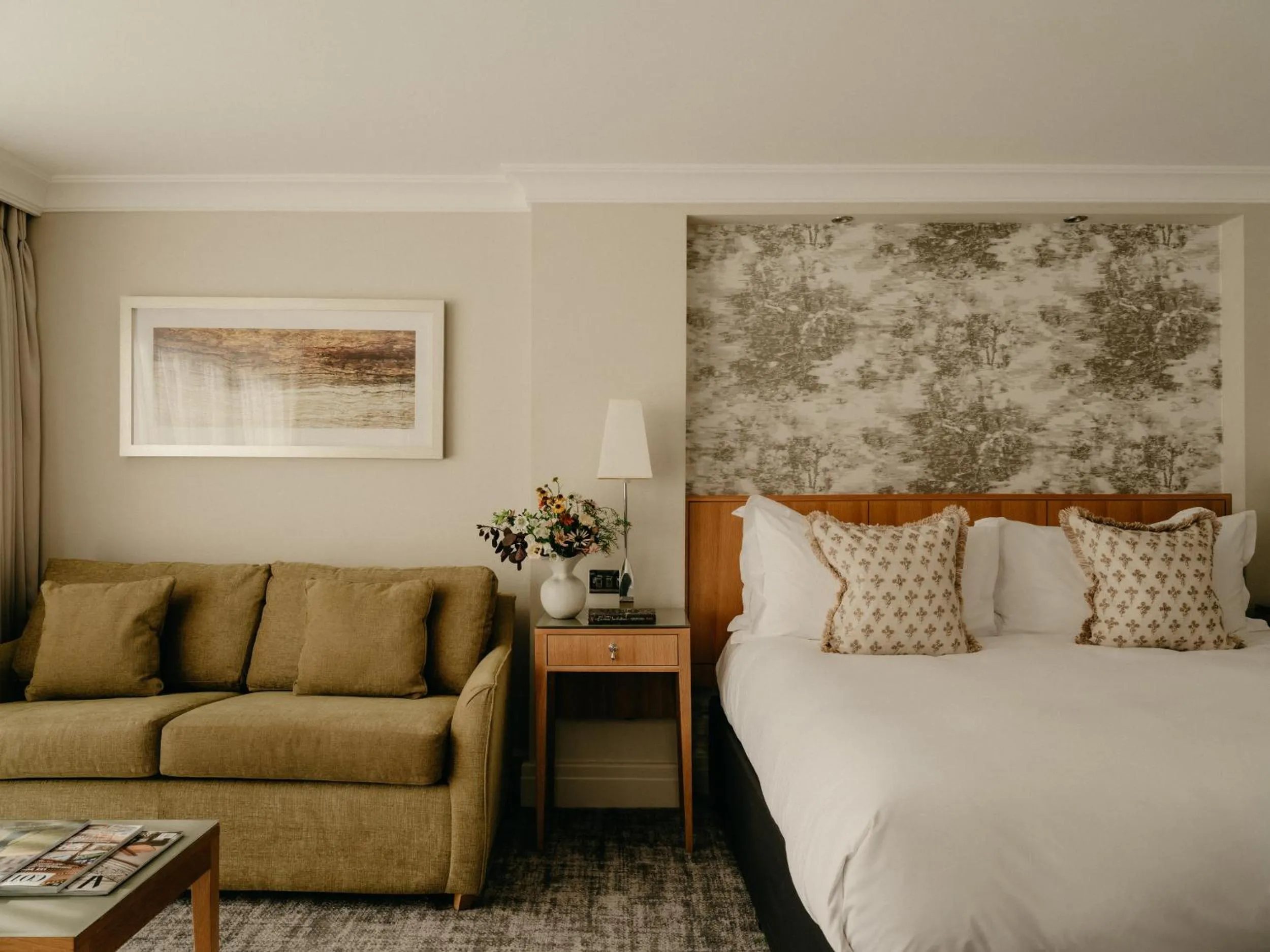 Bedroom, Bed in Rhinefield House Hotel