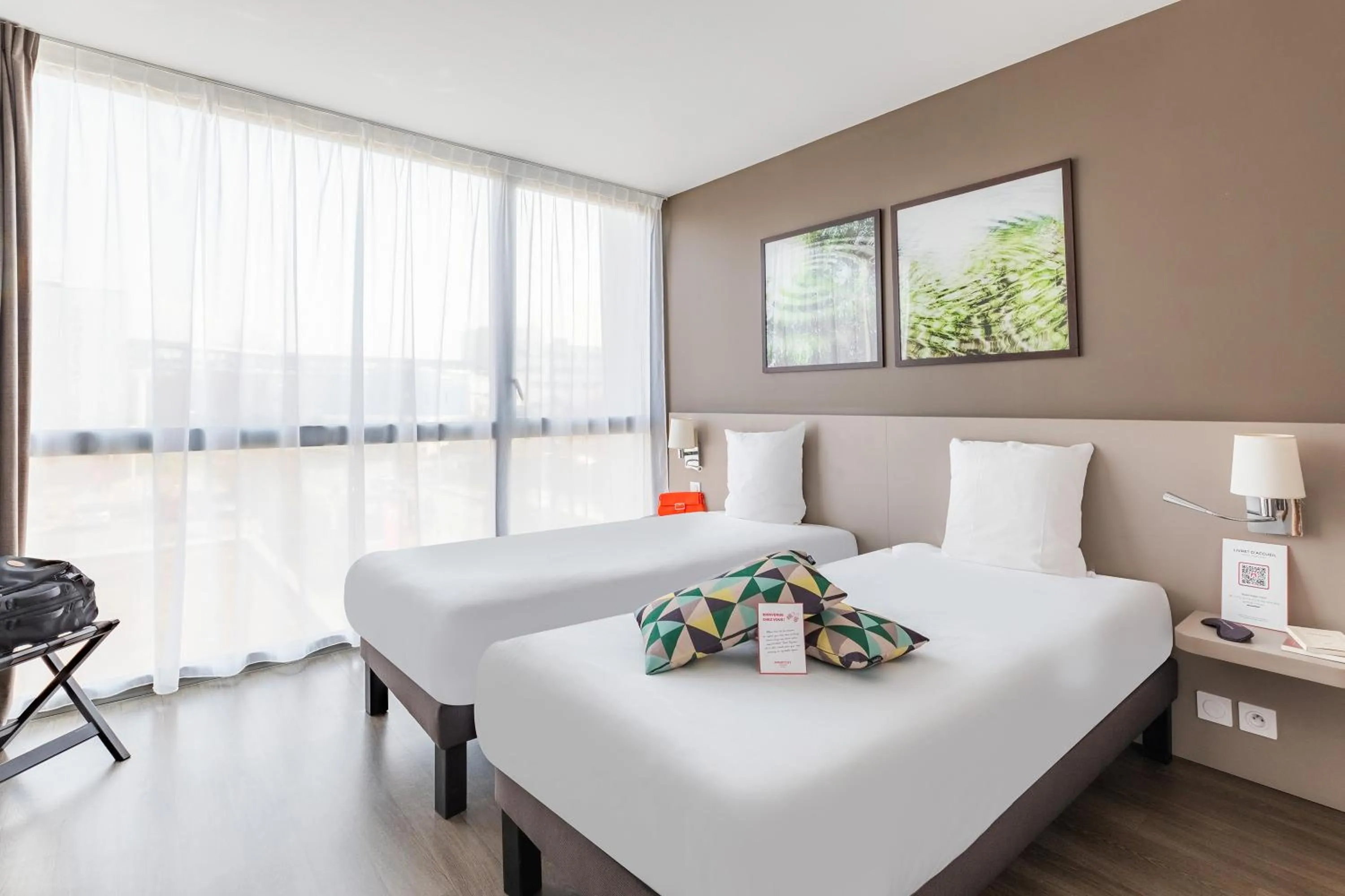 Bed in Appart’City Confort Rennes – Cesson Sévigné