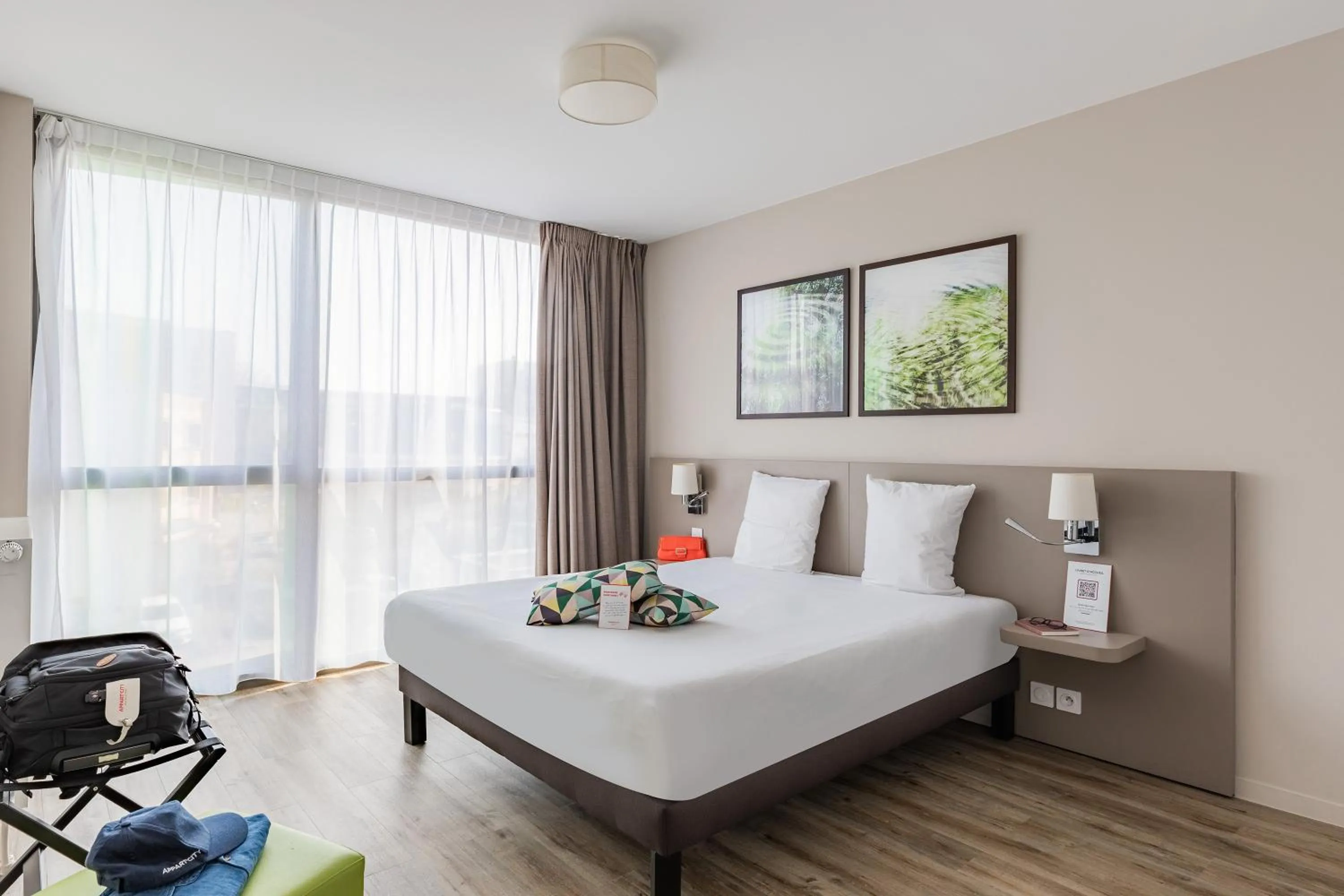 Bed in Appart’City Confort Rennes – Cesson Sévigné