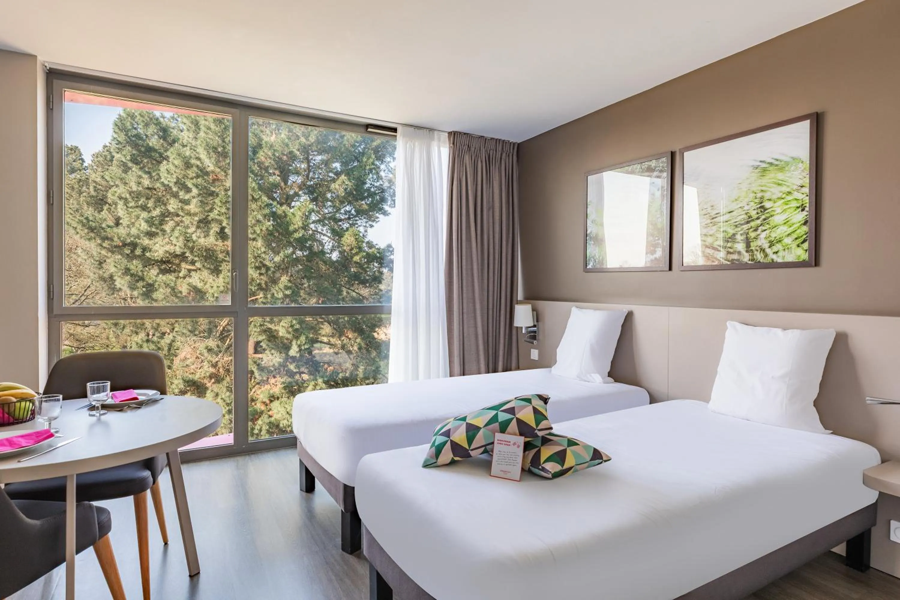 Bed in Appart’City Confort Rennes – Cesson Sévigné