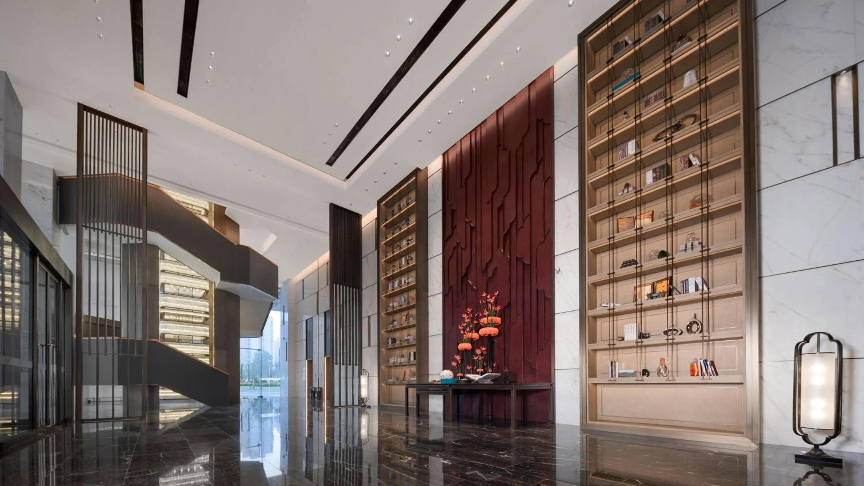 Lobby or reception in Crowne Plaza Hangzhou Linping by IHG