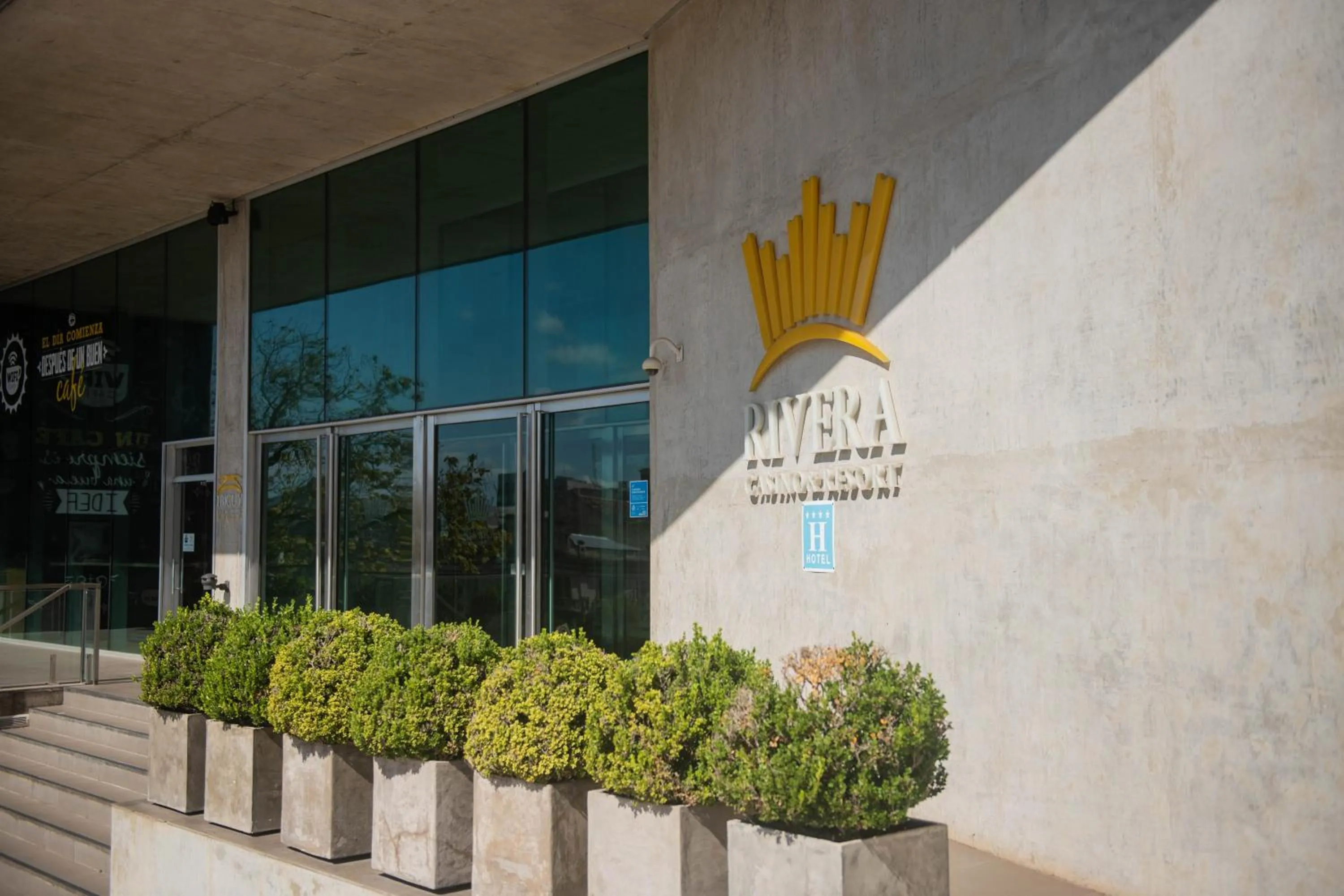 Facade/entrance in Rivera Casino & Resort