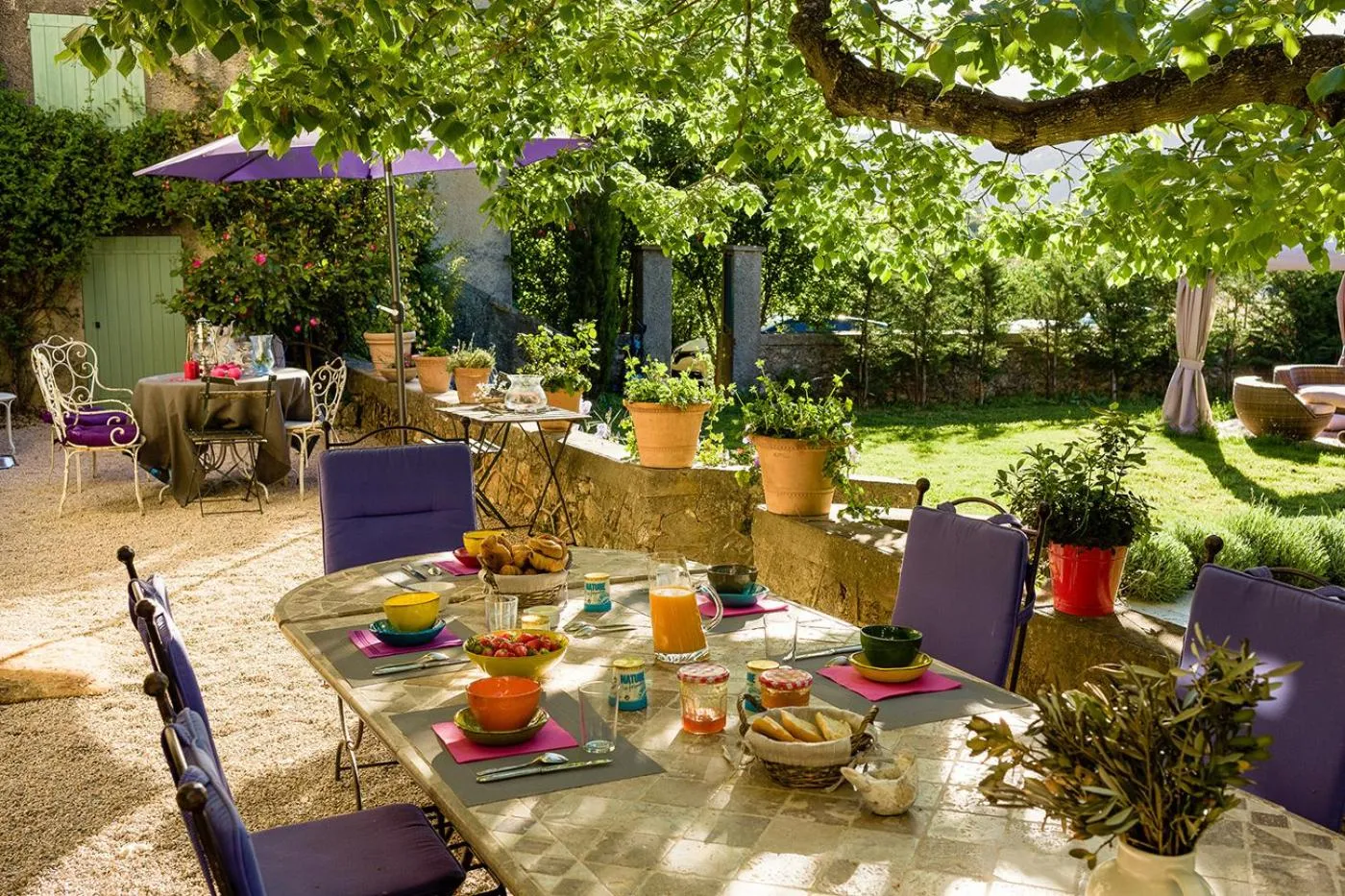 Patio in La Grande Maison De Nans